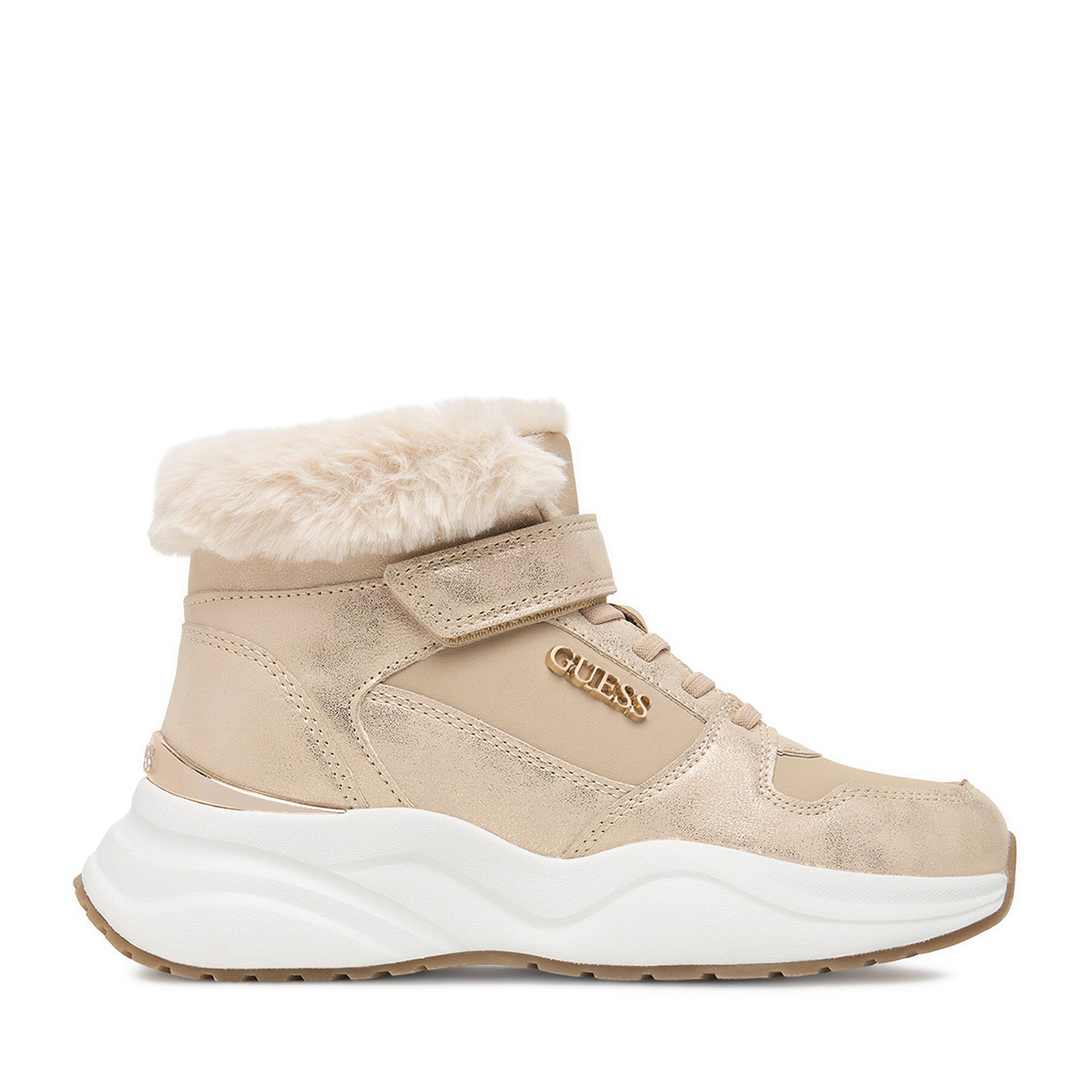 Gležnjače Guess CEO-CP40GG25W2026 Bež