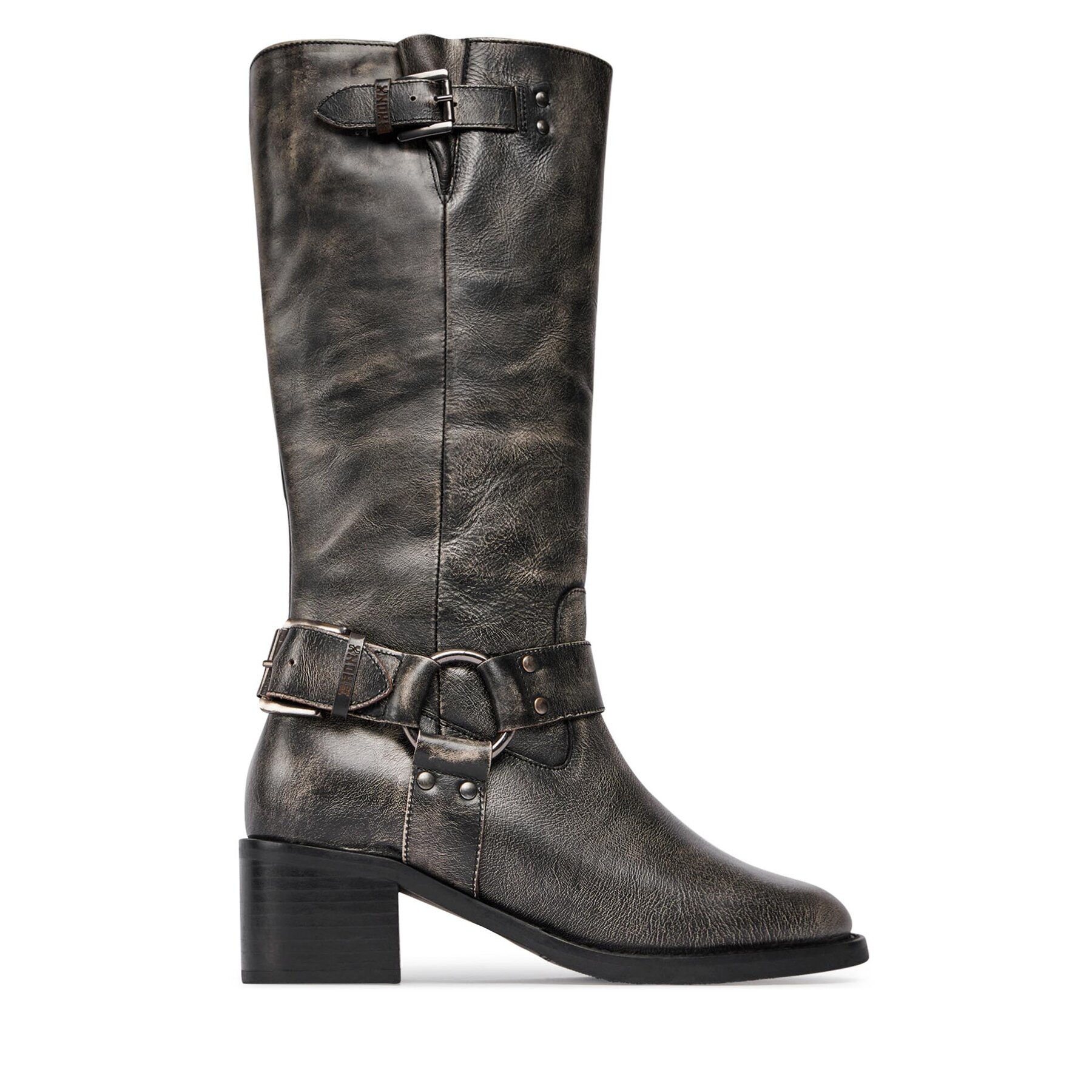 Kozačky Bronx High boots 14291-A Černá