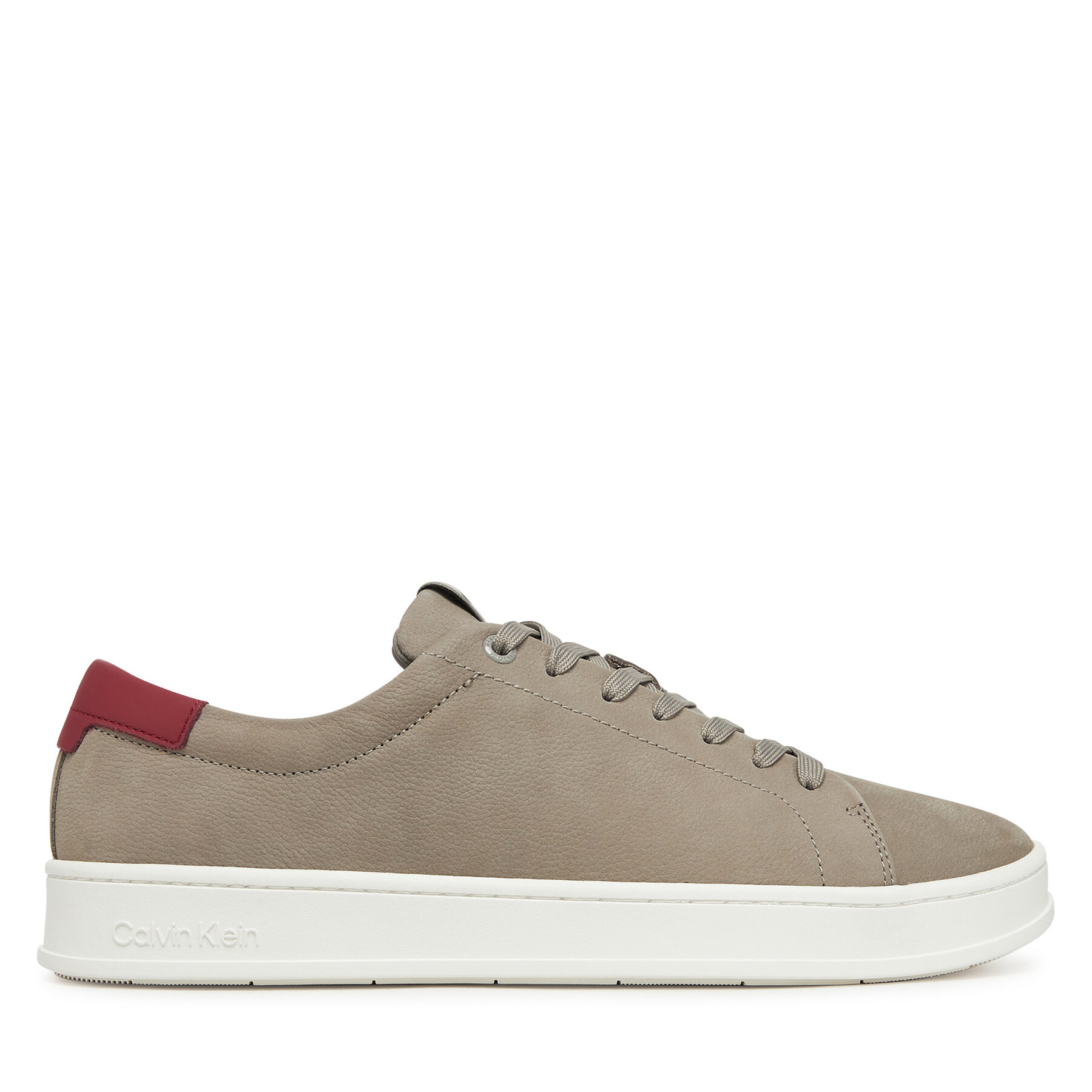 Sneakersy Calvin Klein Low Top Lace Up Nu HM0HM01758 Sivá