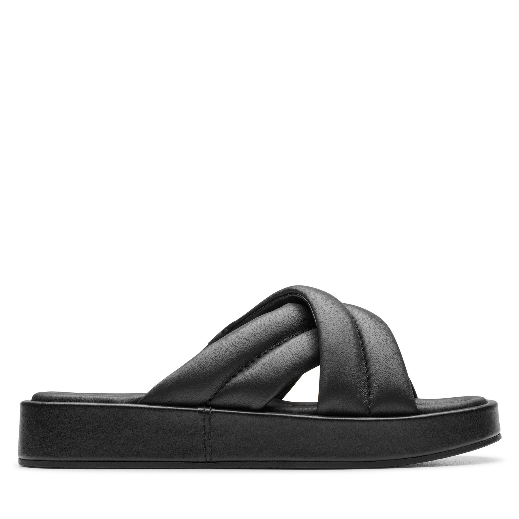 Papucs Clarks Alda Glide 26179276 Fekete