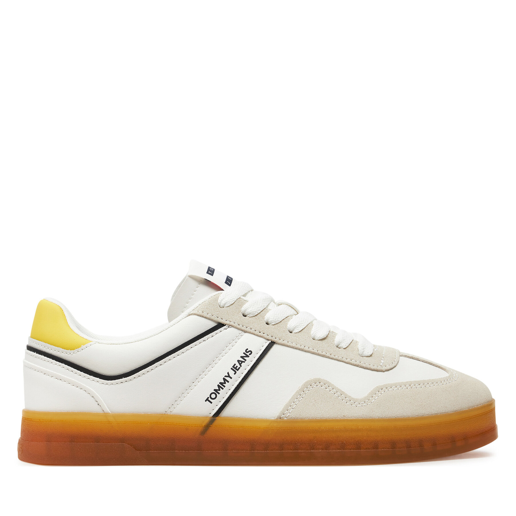 Sneakers Tommy Jeans Tjm Leather Retro Cupsole EM0EM01414 Écru