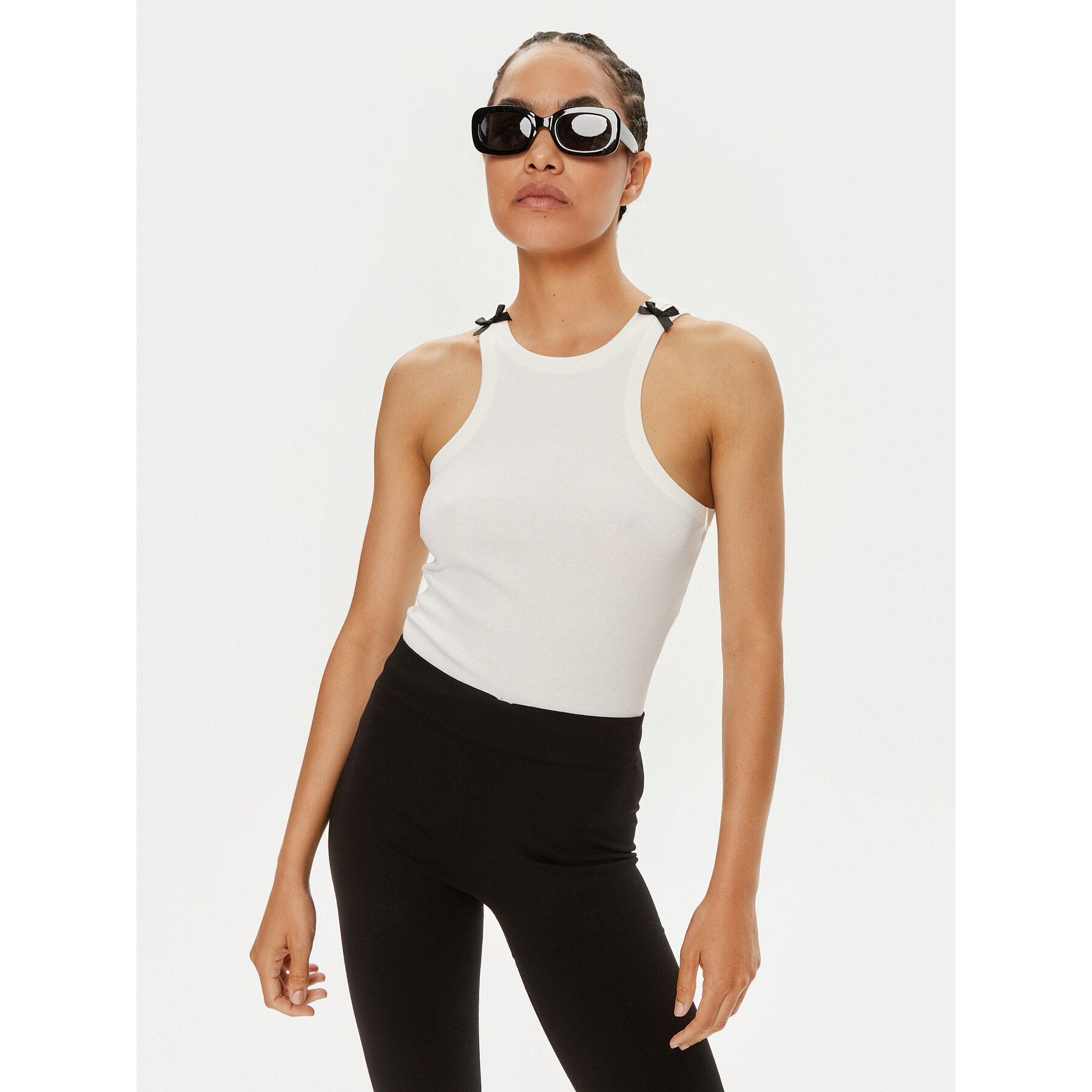 Noisy May Top Maya 27033429 Bijela Slim Fit