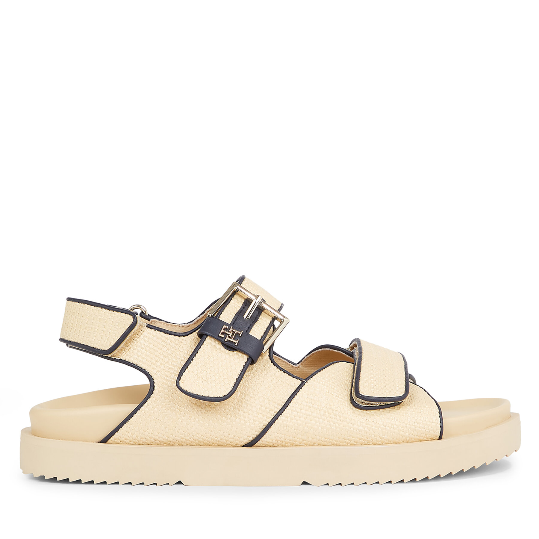Sandali Tommy Hilfiger Rafia Sporty Sandal FW0FW07896 Beige