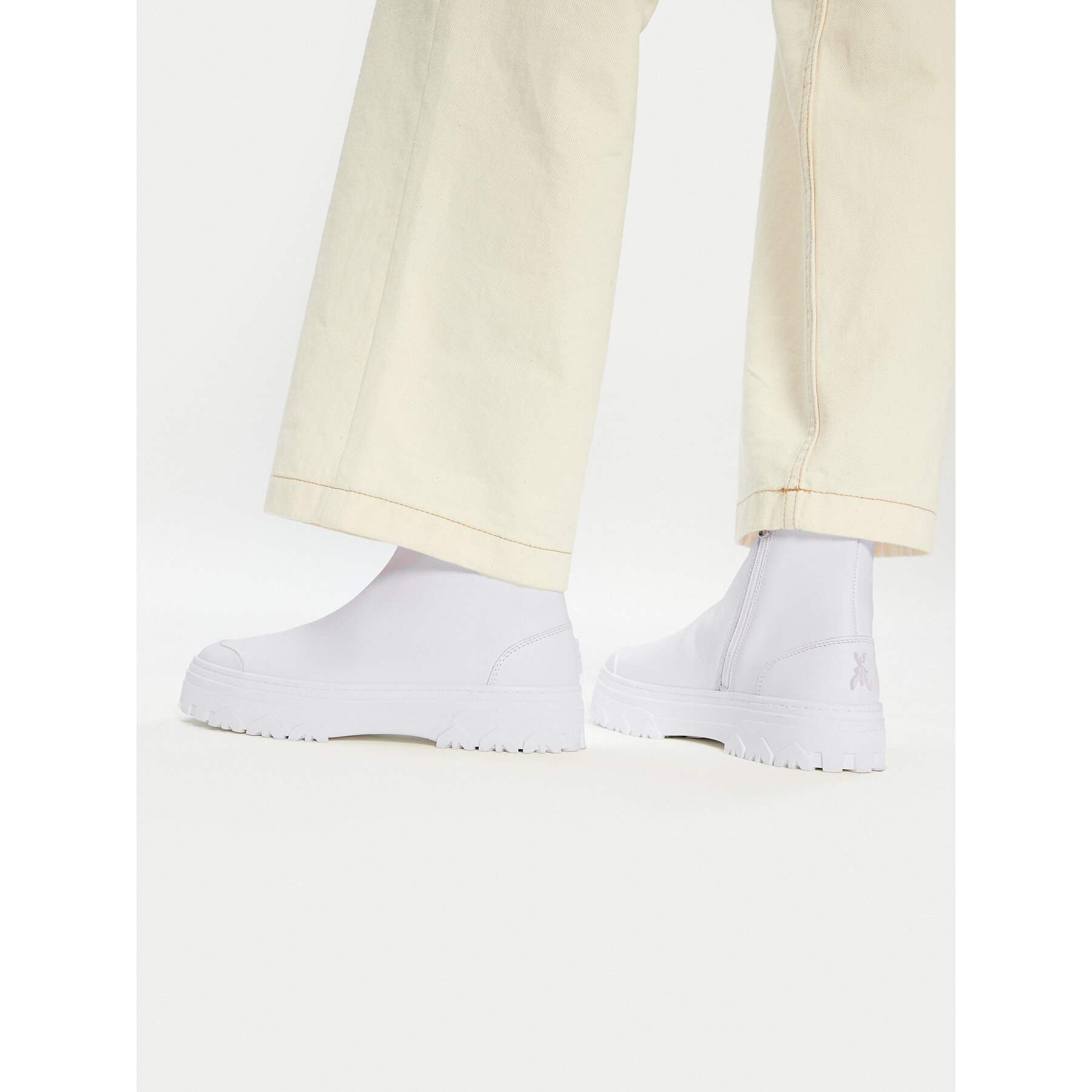 Botine Patrizia Pepe 8Y0016/L011-W338 Alb