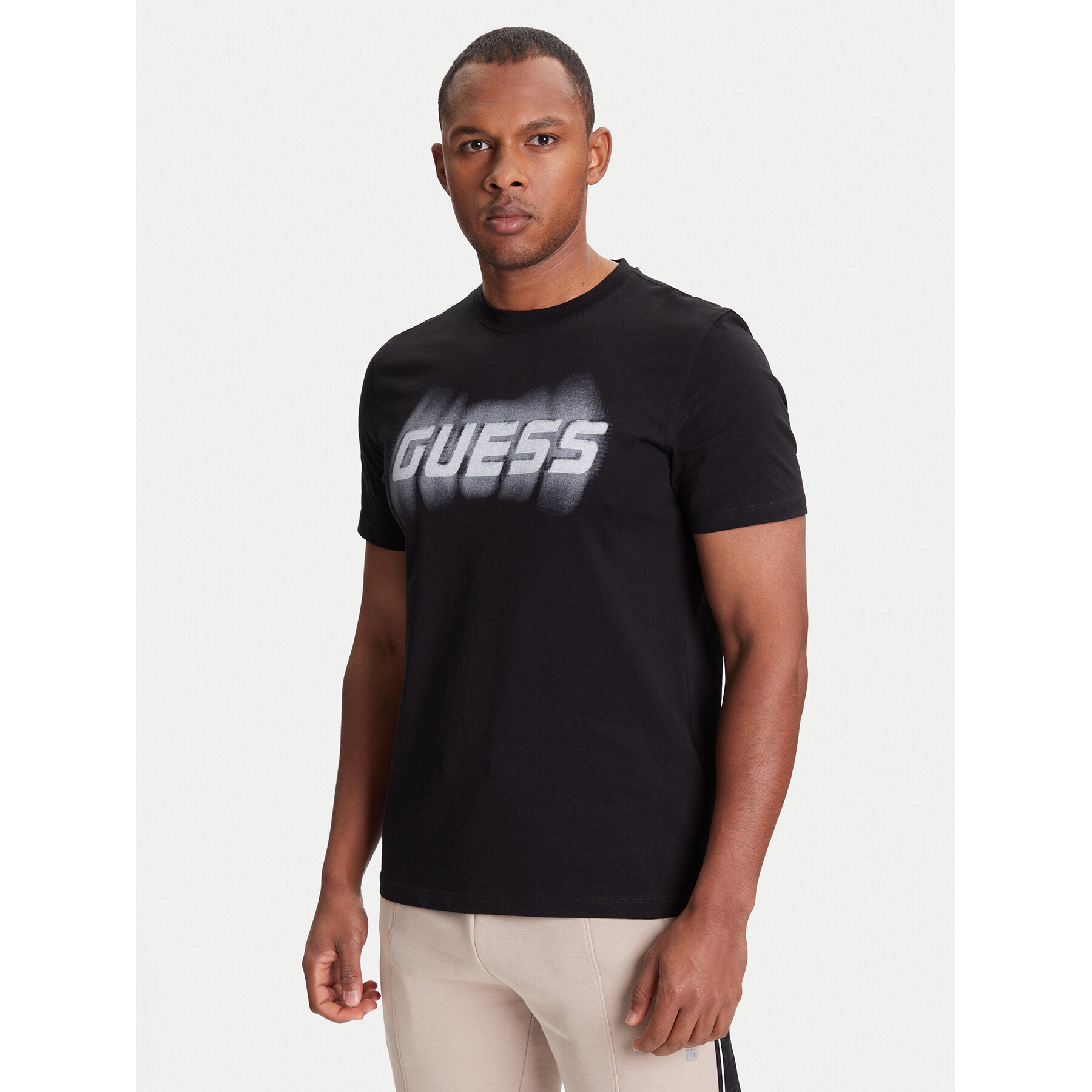 Guess T-Shirt Z5YI12 I3Z14 Μαύρο Regular Fit