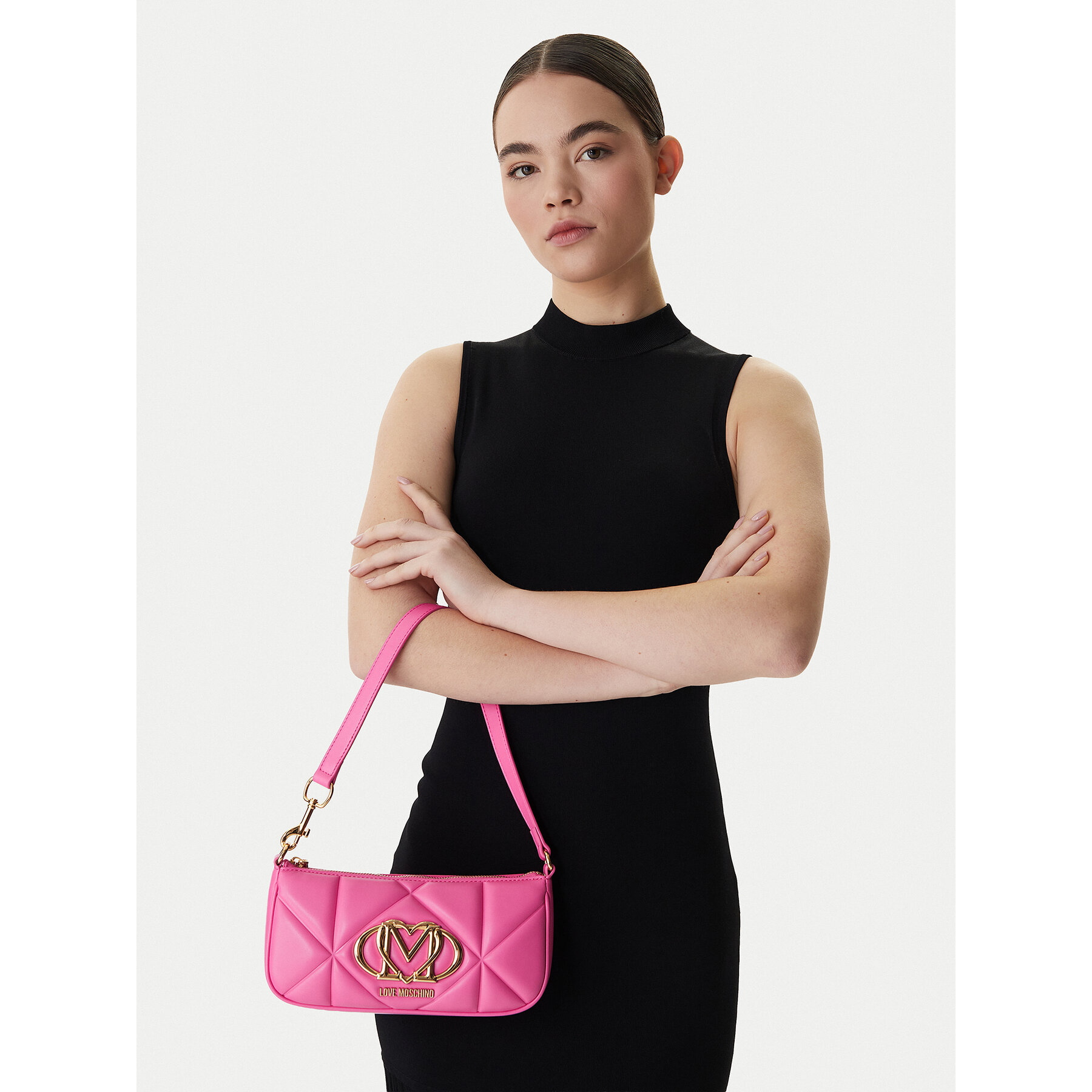 Geantă LOVE MOSCHINO JC4111PP1OLC0604 Roz