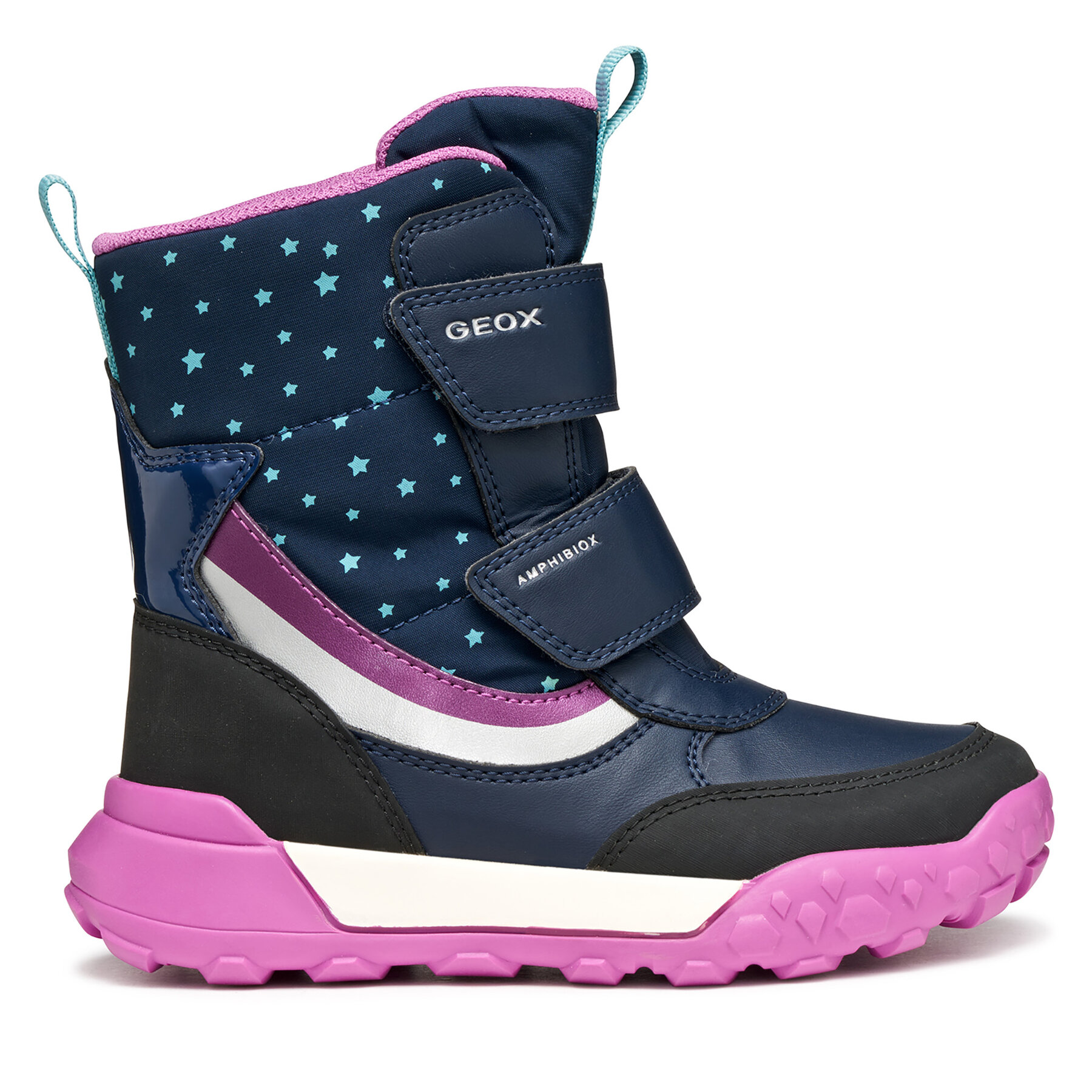 Čizme za snijeg Geox J Trekkyup B Ab J56M7A 0MNBC C4269 S Tamnoplava