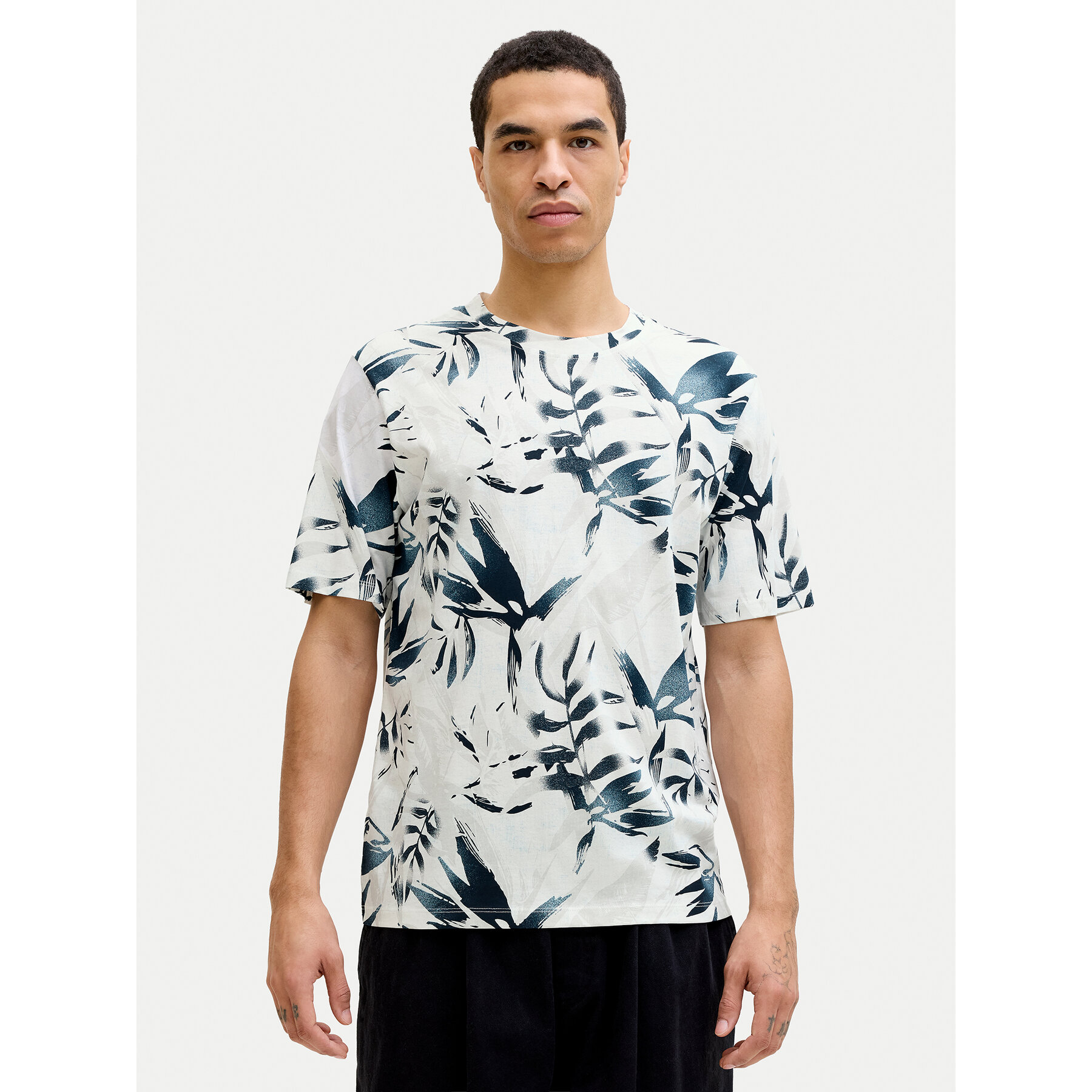 Jack & Jones T-shirt Honolulu 12288089 Bijela Regular Fit