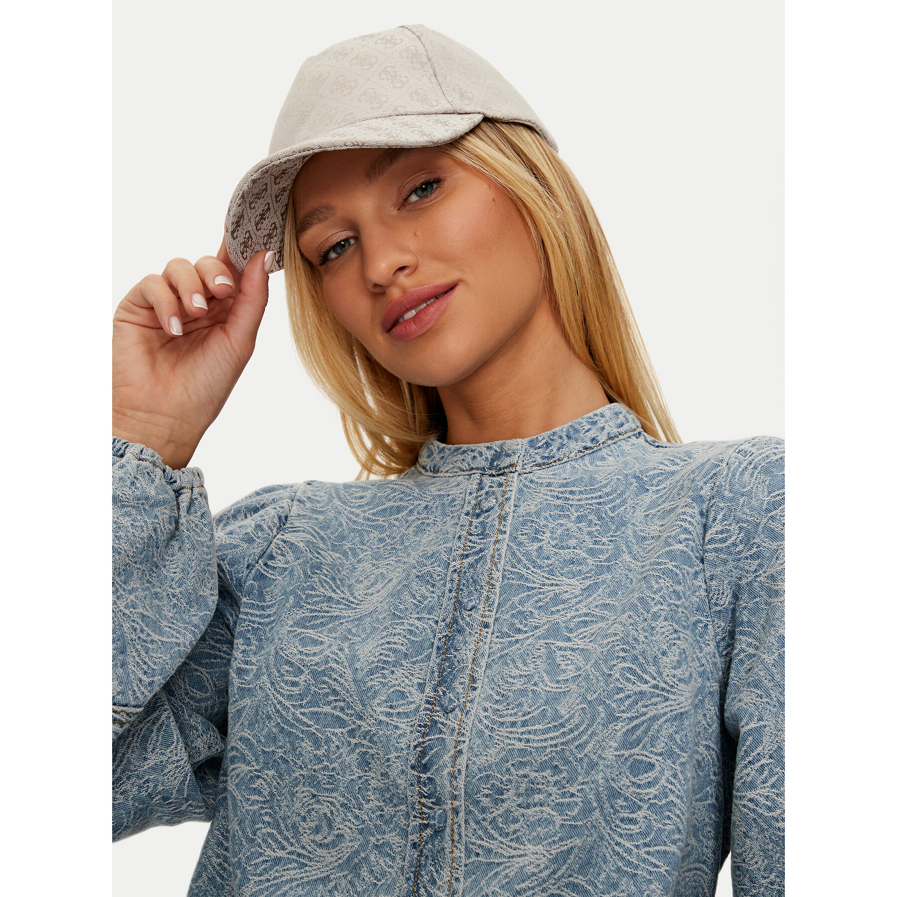 Șapcă Guess AW5184 POL03 Bej