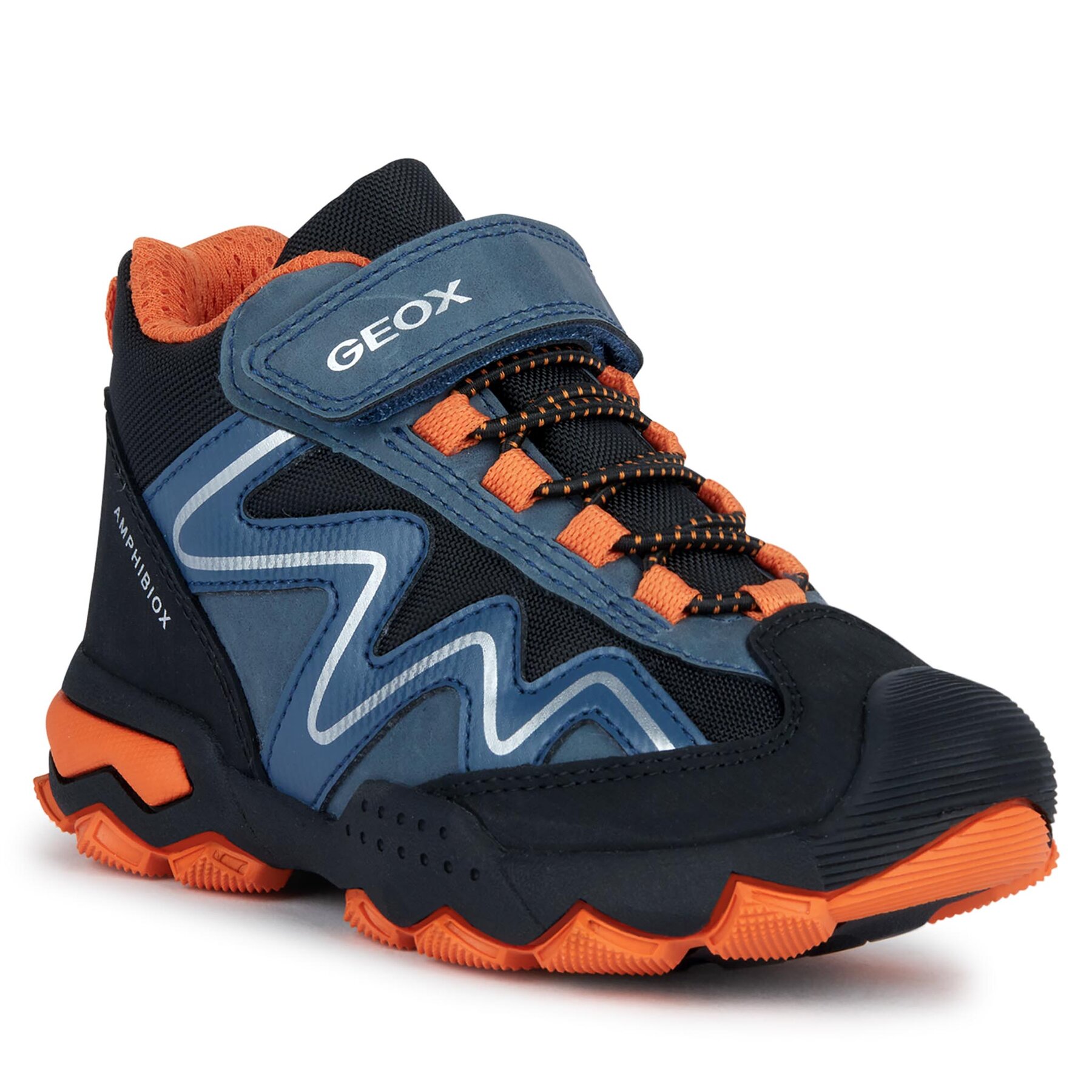 Škornji za sneg Geox J Buller Boy B Abx J369WA 0MEFU C4B2T S Avio/Orange