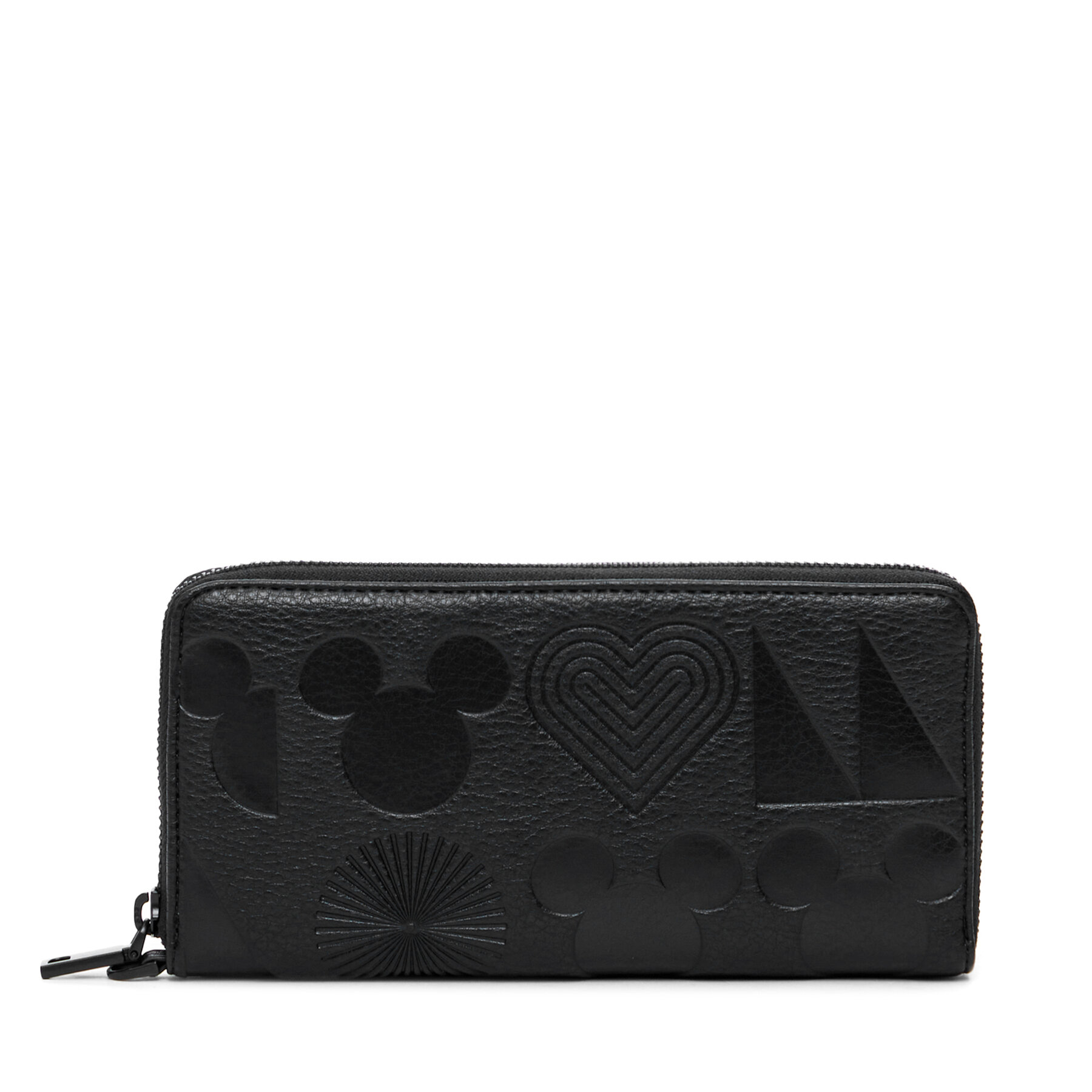 Cartera grande para mujer Desigual All Mickey Fiona 24WAYP01 Negro