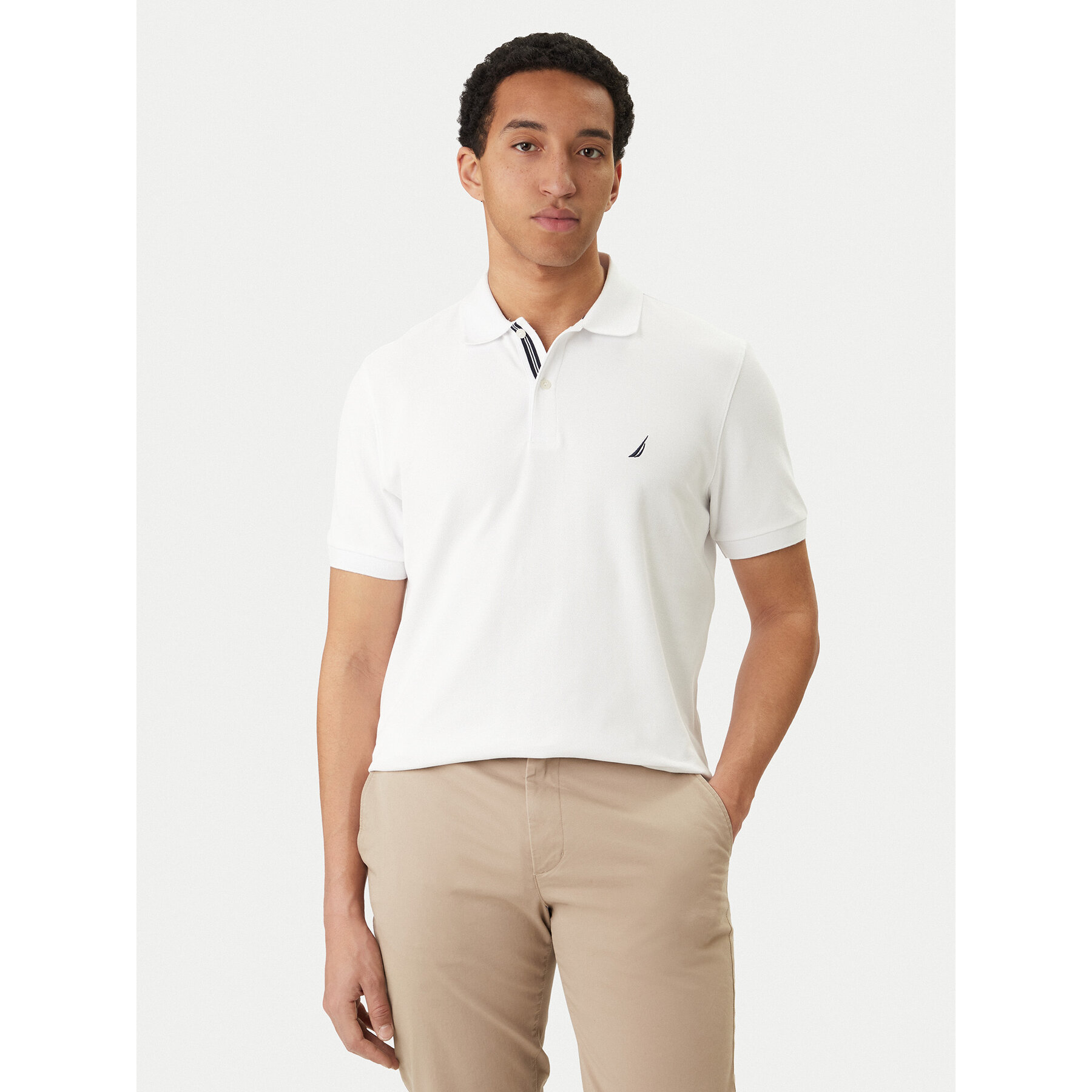 Nautica Polo Cabin NCCR0110 Λευκό Classic Fit