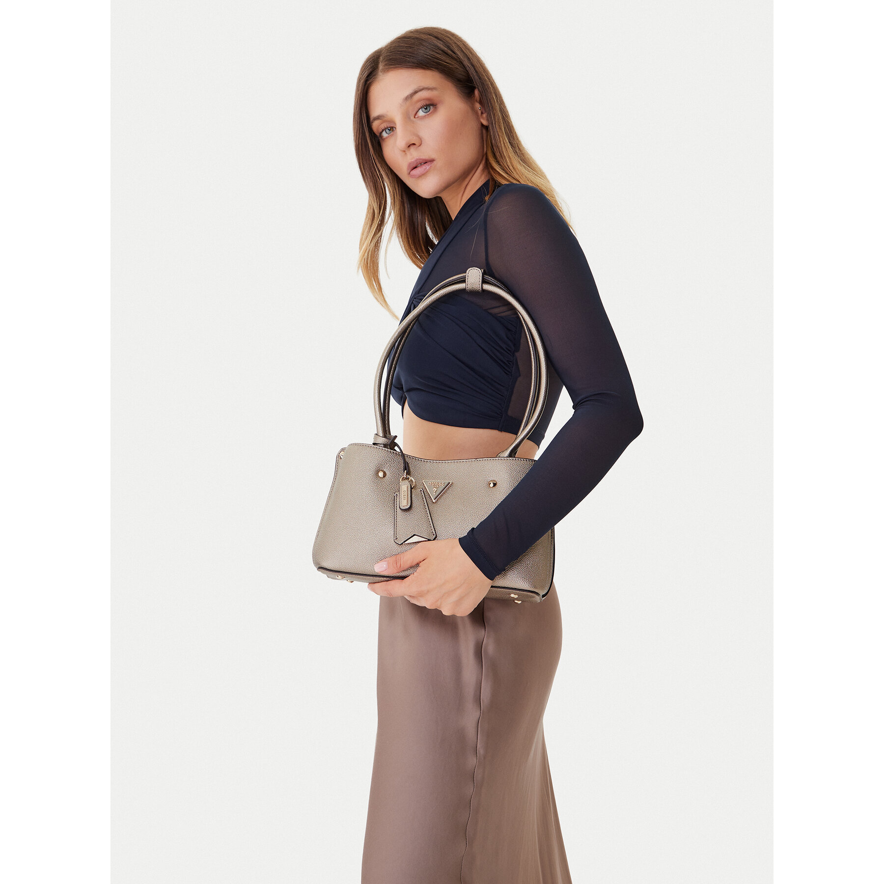 Дамска чанта Guess Meridian II HWBG69 74090 Златист