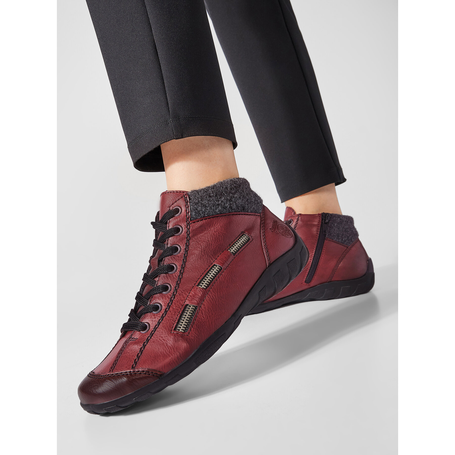 Puszābaki Rieker L6543-35 Bordo