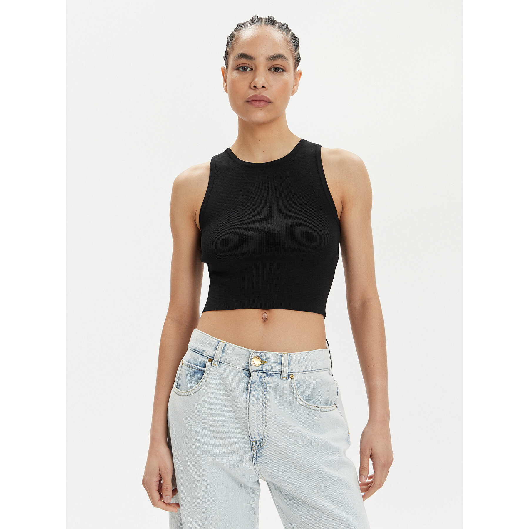 Vero Moda Vero Moda Τοπ Ginny 10300339 Μαύρο Slim Fit