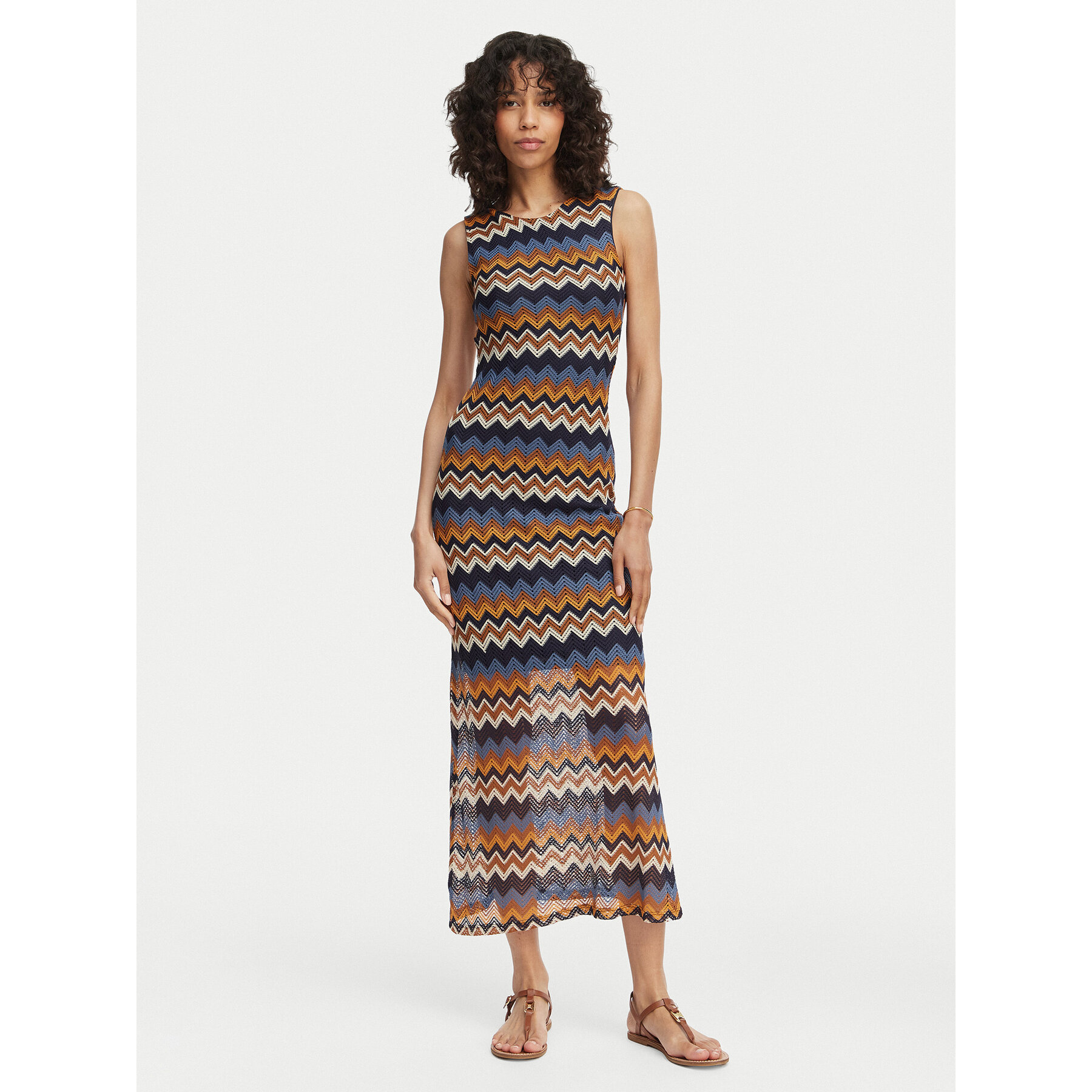 Artigli Strickkleid ACAB004520 Blau Regular Fit