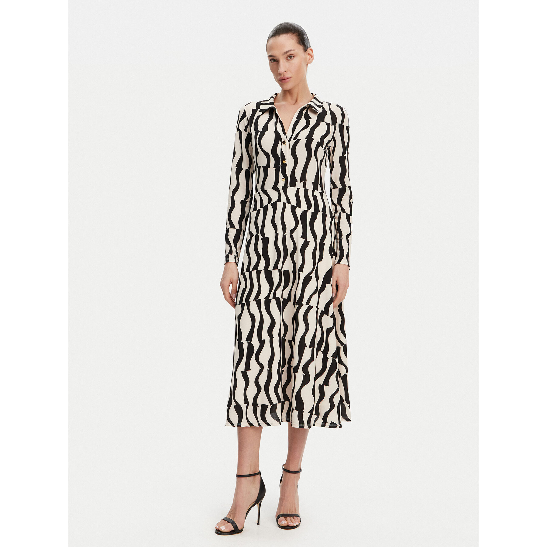 Morgan Hemdkleid 251-RVAGUE Beige Regular Fit