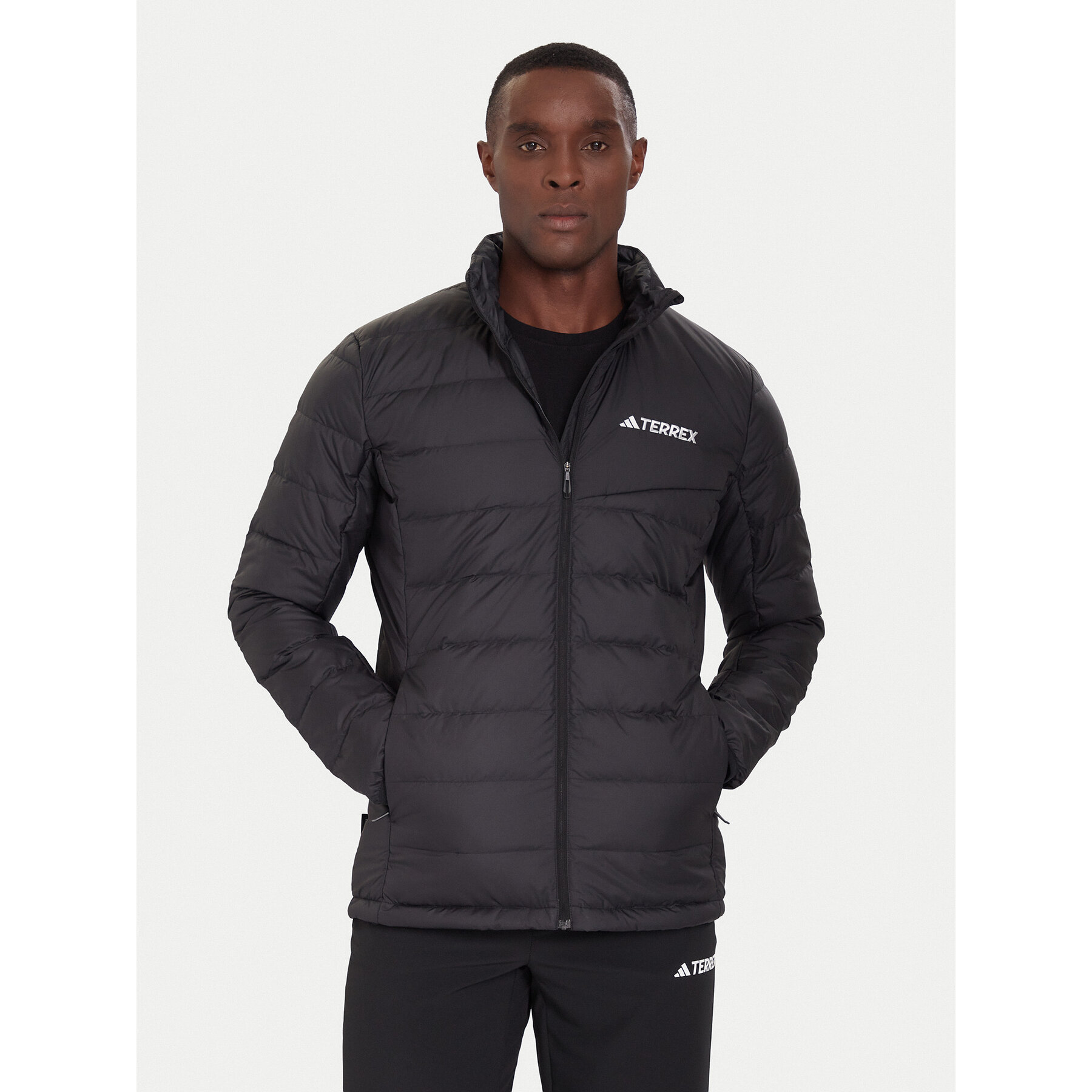 adidas Daunenjacke Terrex Multi Light Down JZ9966 Schwarz Regular Fit