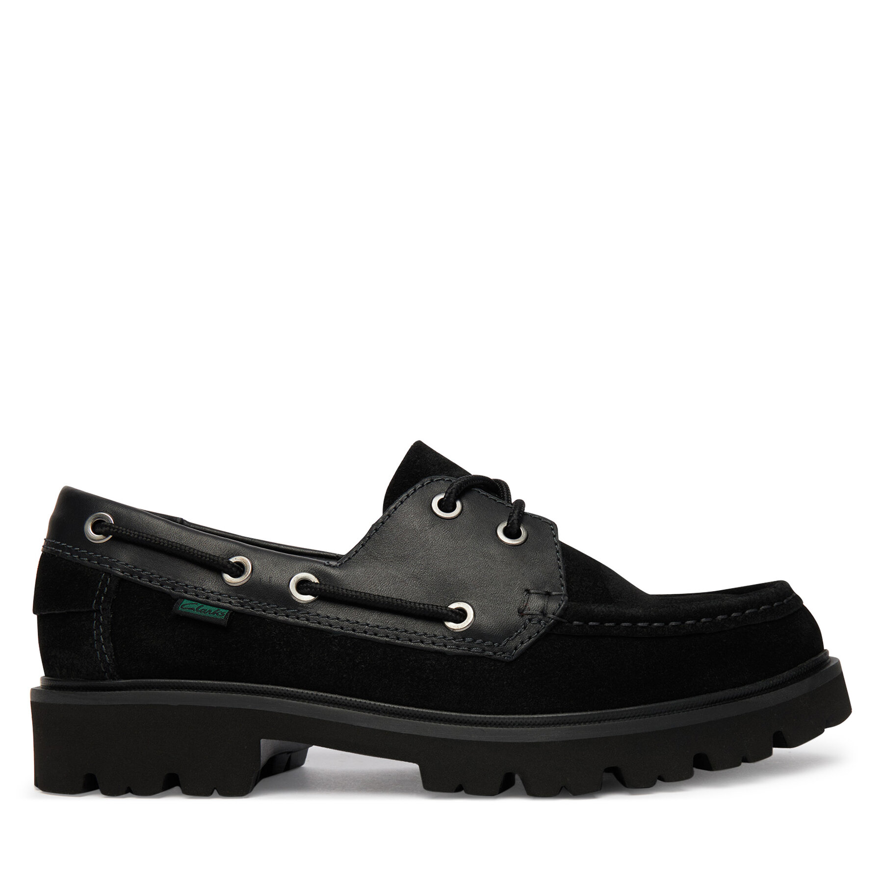 Chunky loafers Clarks Cleyhill Boat 26186175 Nero