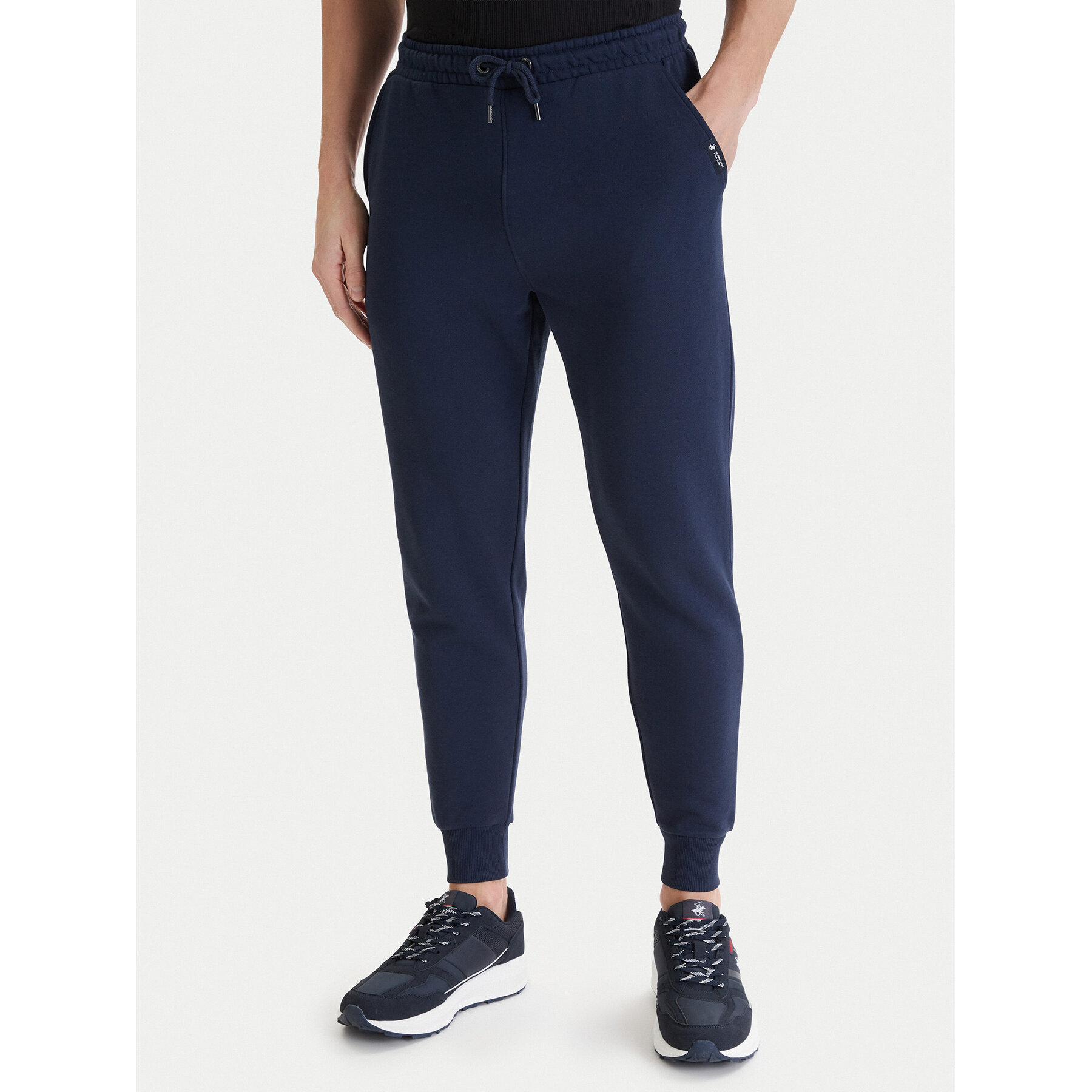 Beverly Hills Polo Club Jogginghose W126-BHMSP-1046-19X Dunkelblau Regular Fit
