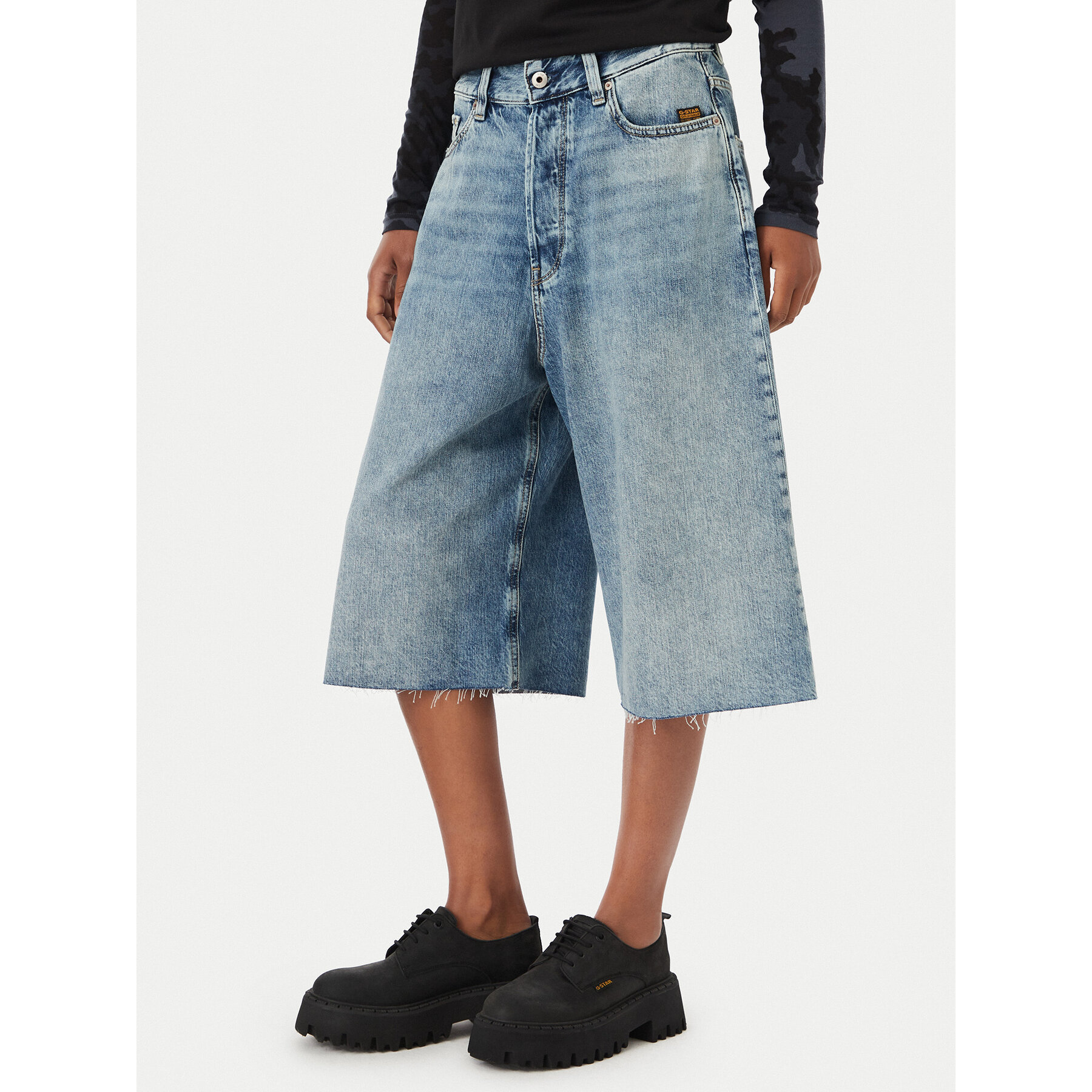 G-Star Raw Bermudahose Patti D29024-D536 Blau Regular Fit