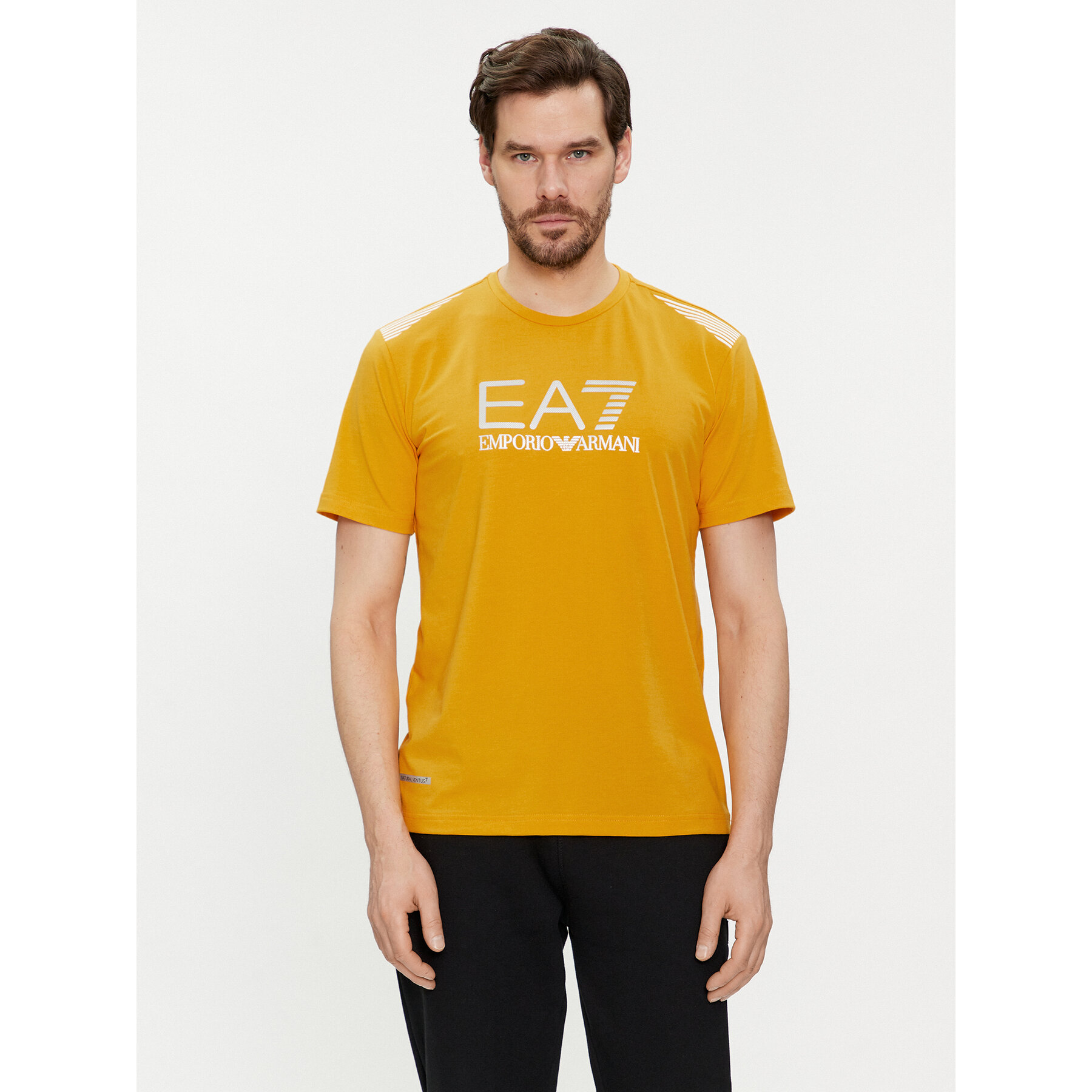 EA7 Emporio Armani T-shirt 3DPT29 PJULZ 1680 Giallo Regular Fit
