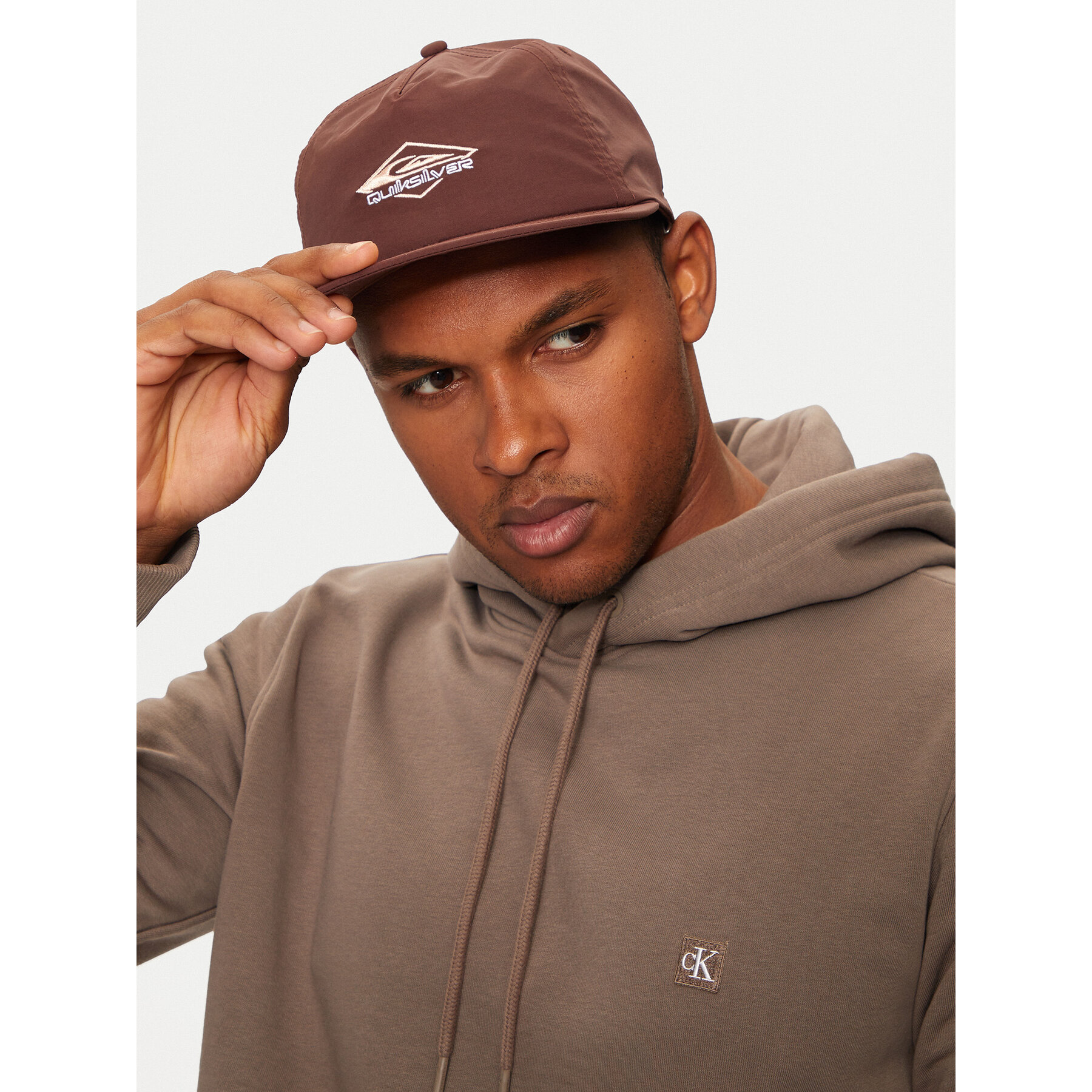 Gorra con visera Quiksilver AQYHA05454 Marrón