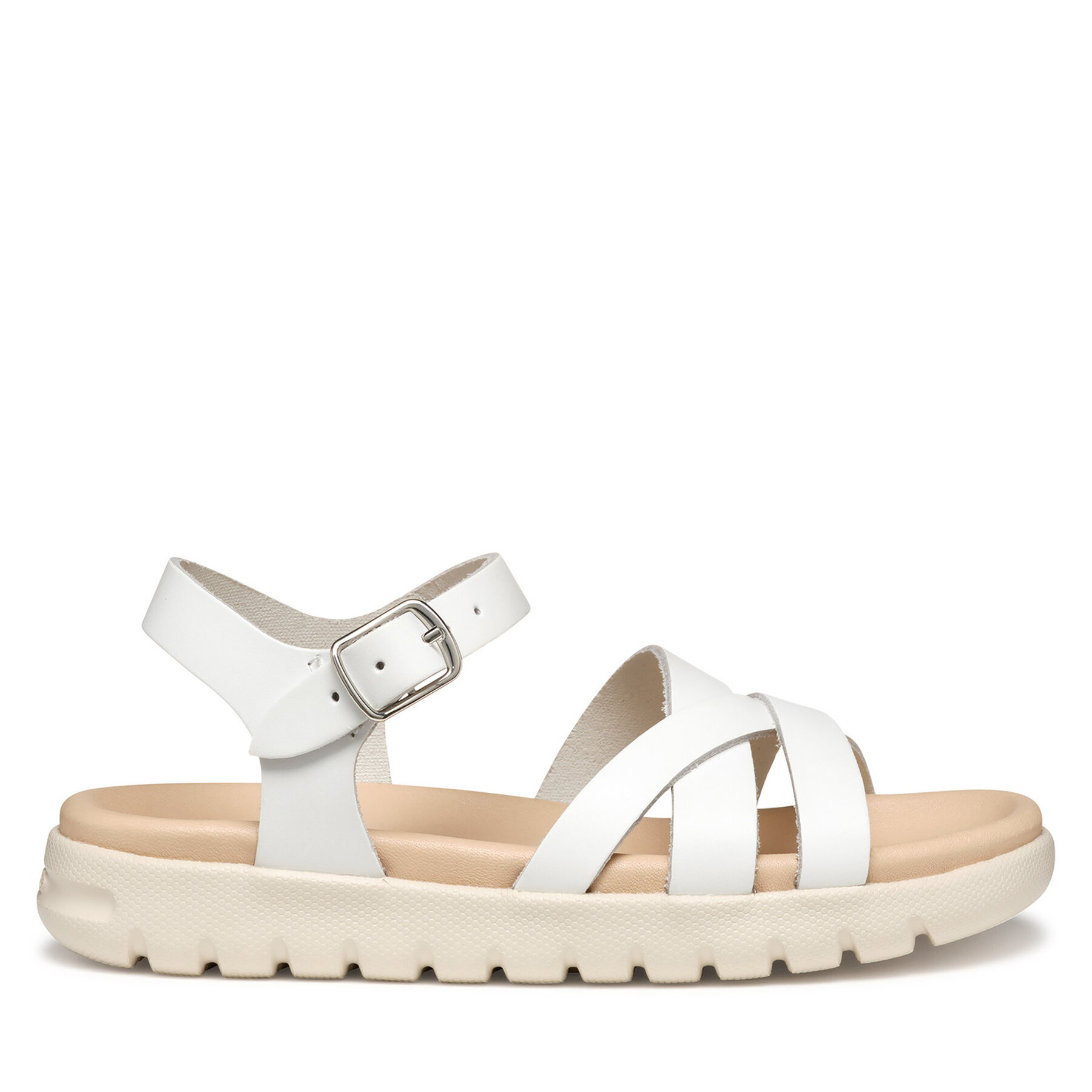 Sandali Geox J Soleima Gir J45GSA 43 C1000 M Bianco