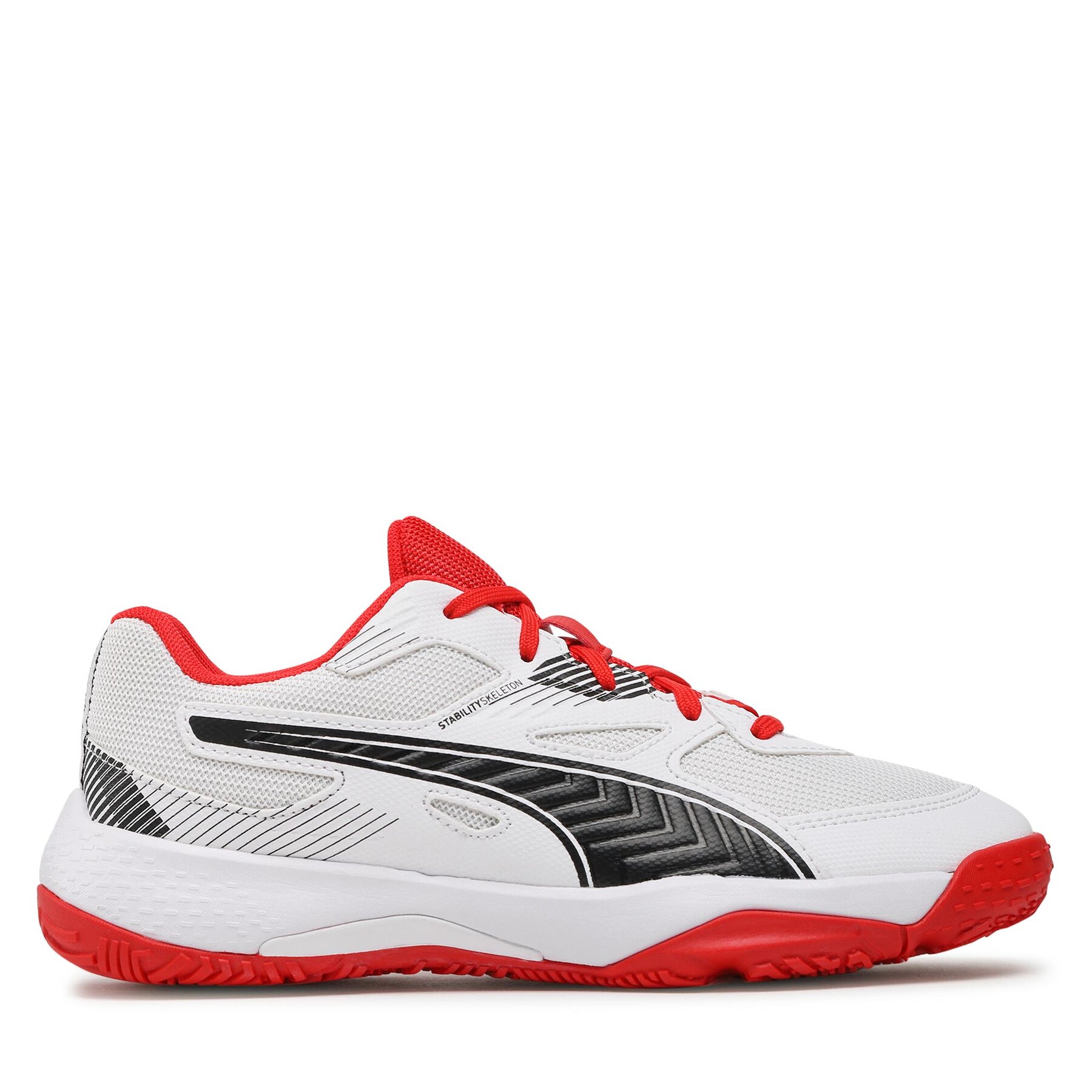 Chaussures pour sport en salle Puma Solarflash Jr II 106883 04 Blanc