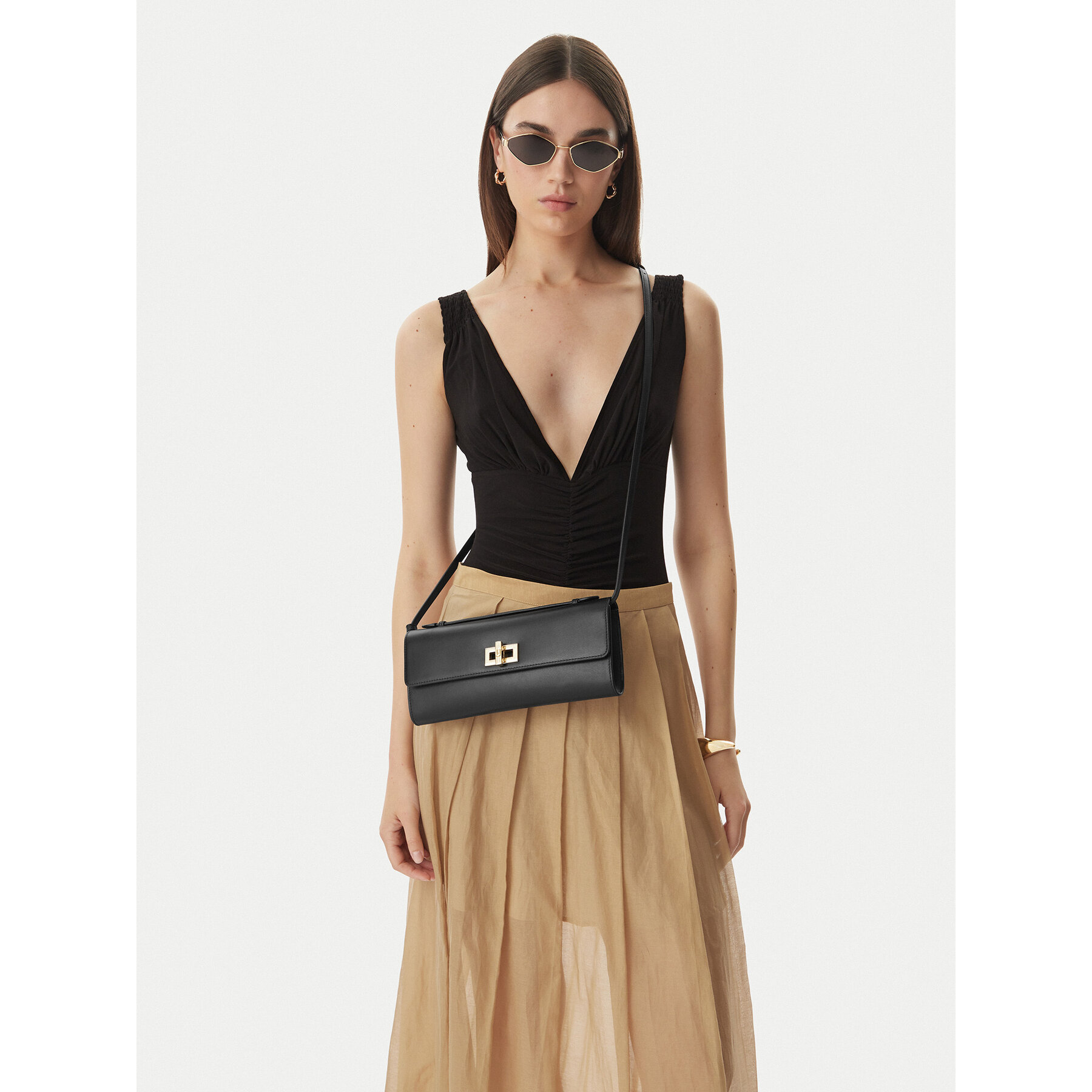 Geantă Furla Clara WE00841 AX0733 CN O6000 Negru
