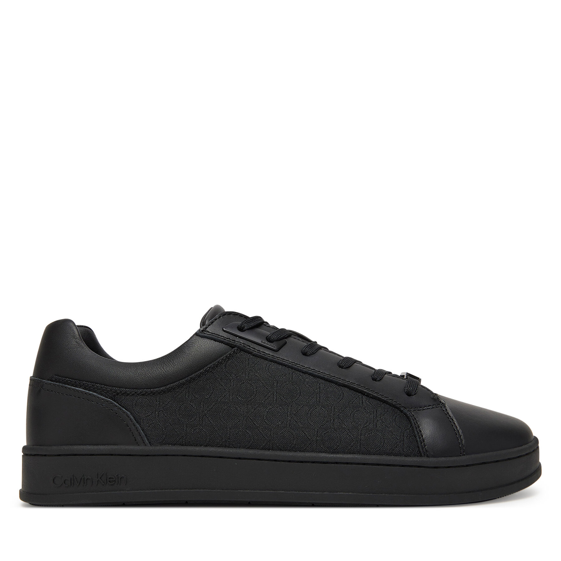 Sneakers Calvin Klein Low Top Lace Up Eyelet Jaq Mono HM0HM01815 Negru