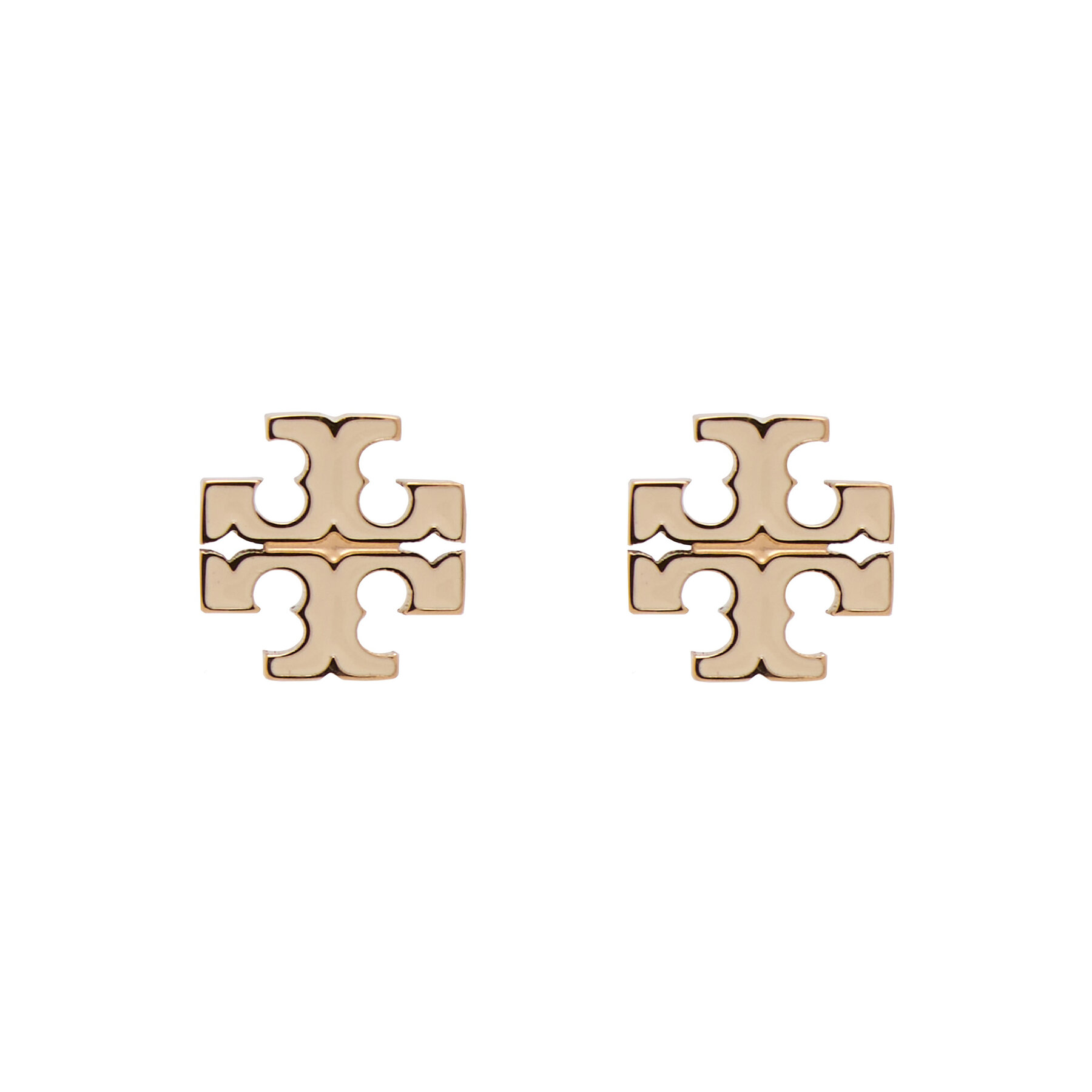 Náušnice Tory Burch 177397 Krémová