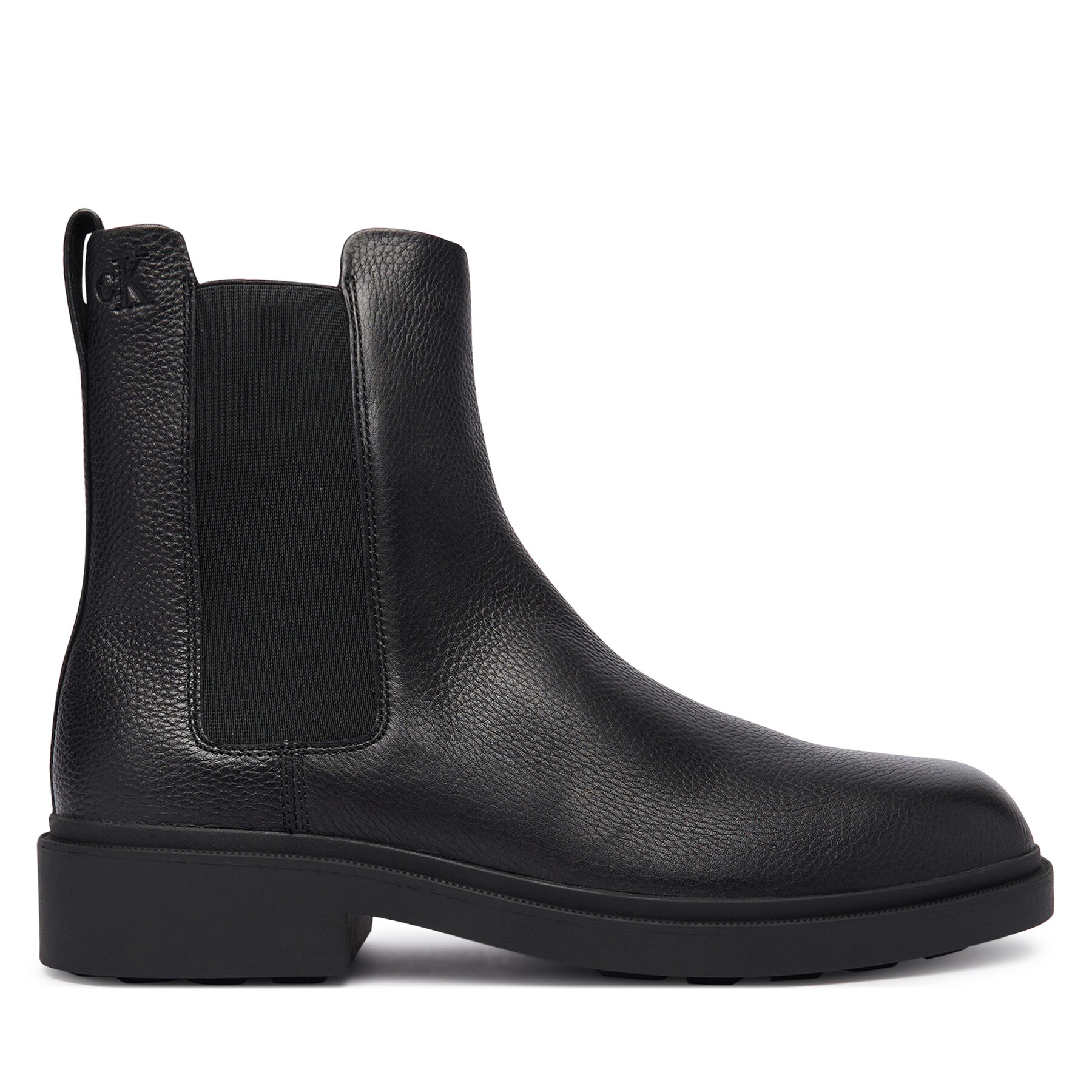 Chelsea cipele Calvin Klein Dress Lug Chelsea Boot Lth YM0YM01389 Crna