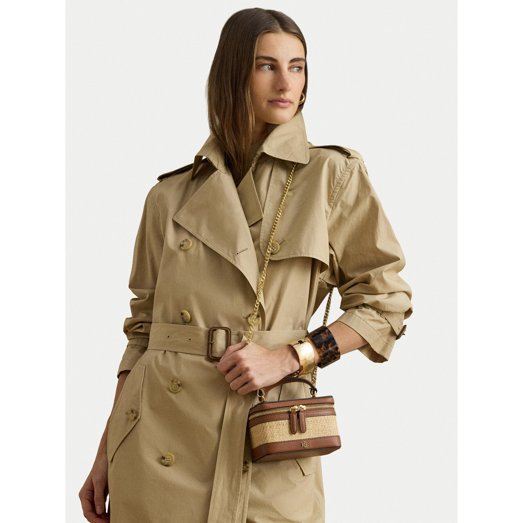 Τσάντα LAUREN RALPH LAUREN 431P06089001 Μπεζ
