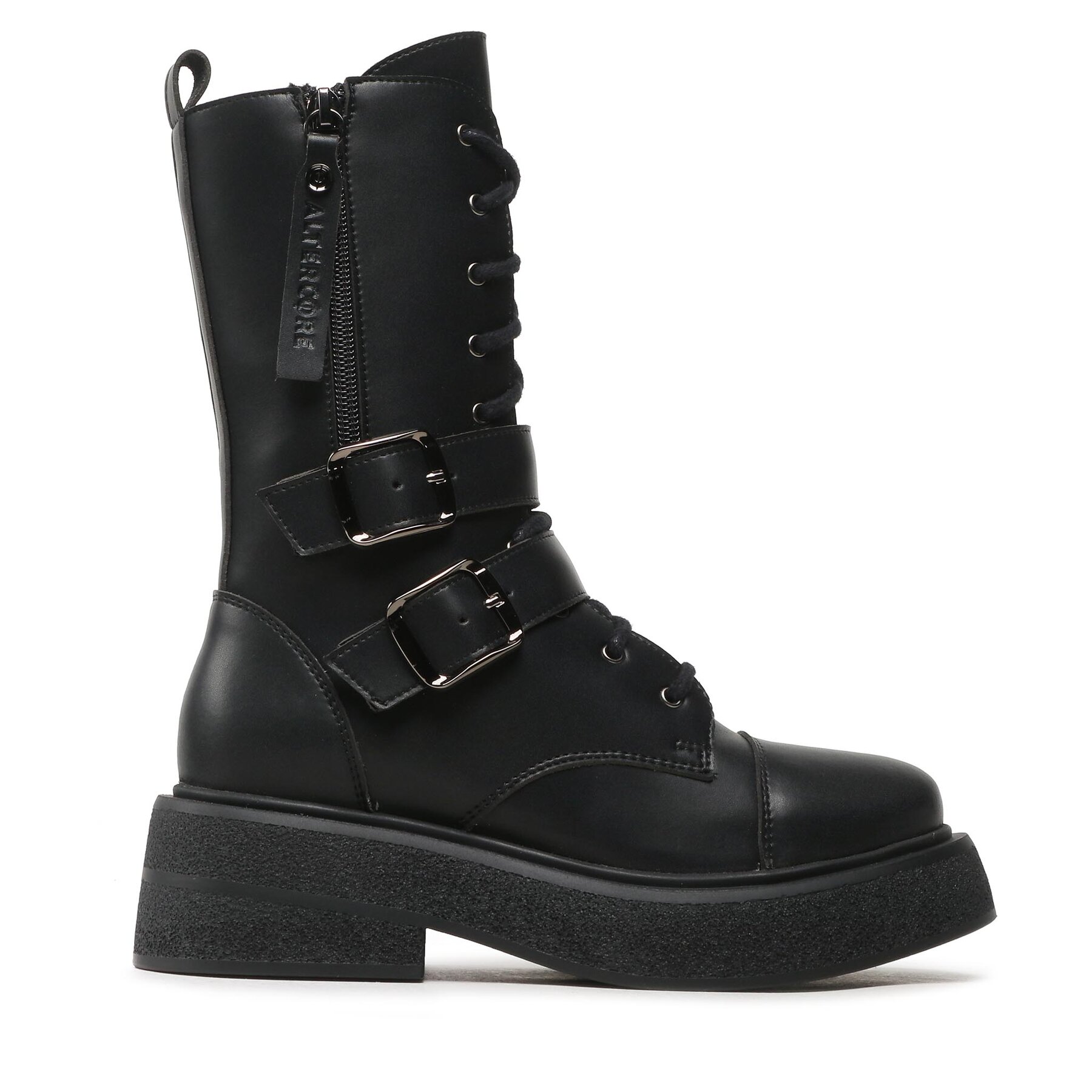 Damskie Botki Altercore, Rozmiar 37 Czarny Riley Vegan