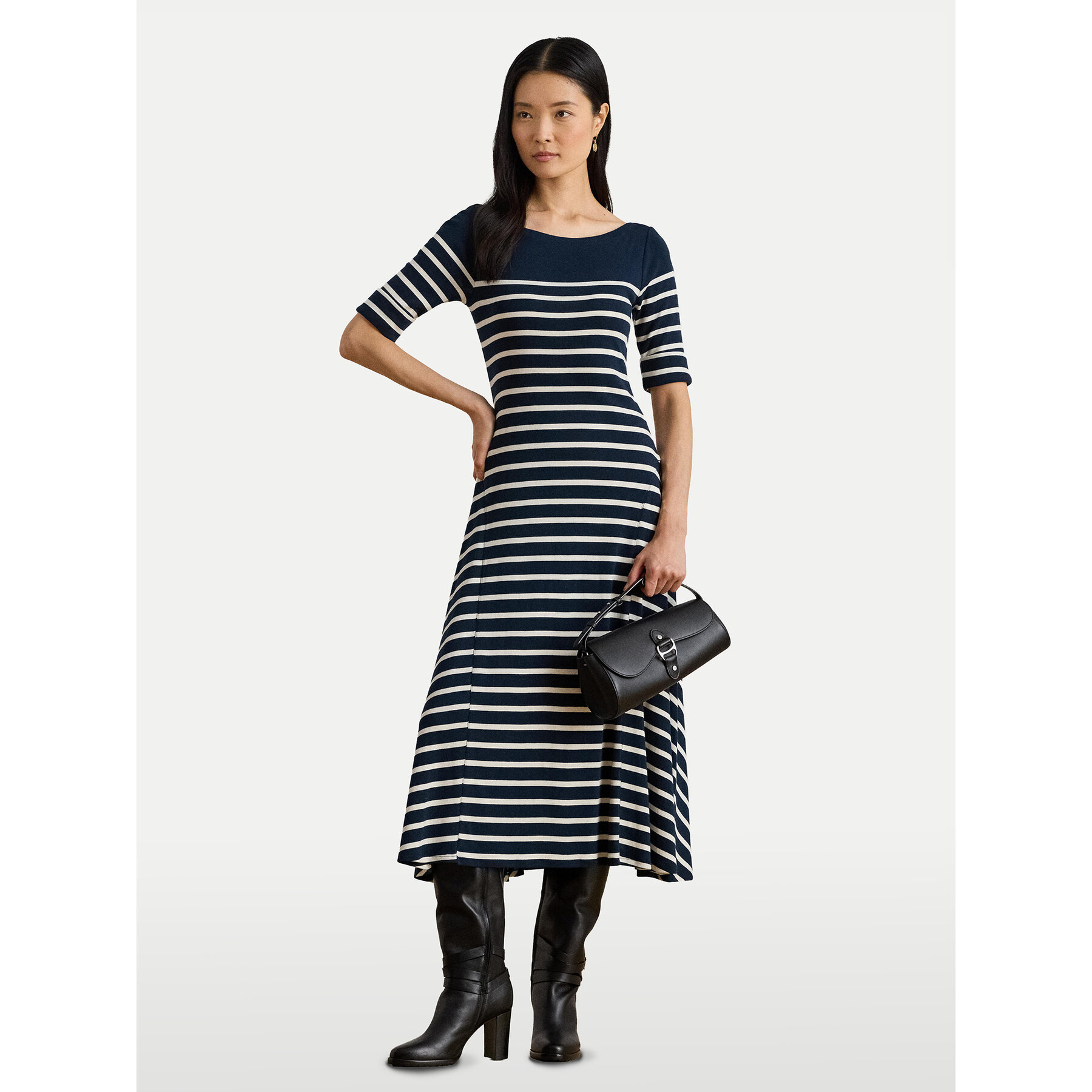 LAUREN RALPH LAUREN Kleid für den Alltag 200P03739001 Dunkelblau Regular Fit