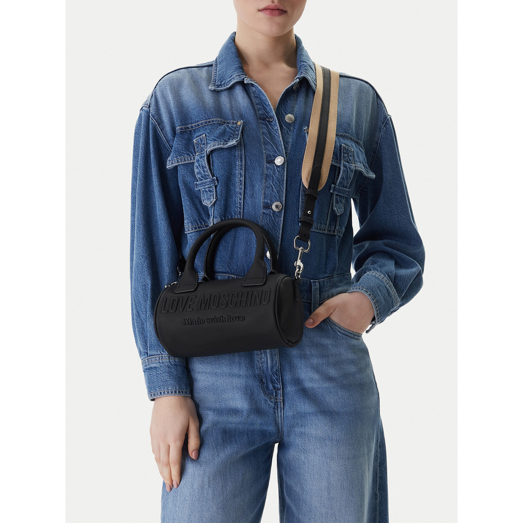 Geantă LOVE MOSCHINO JC4054PP1OLE0000 Negru