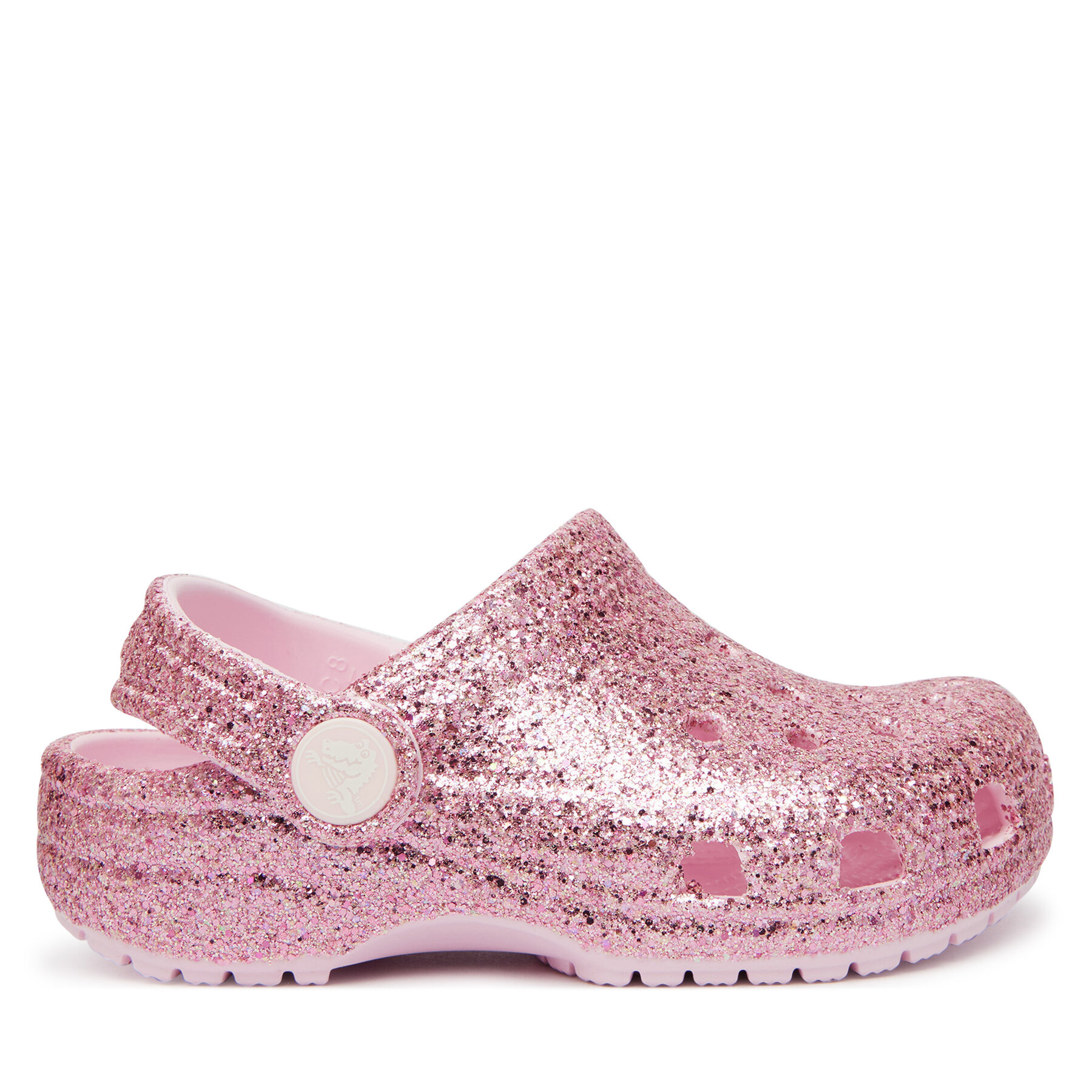 Şlapi Crocs Classic Chunky Glitter Clog T 211940 Roz
