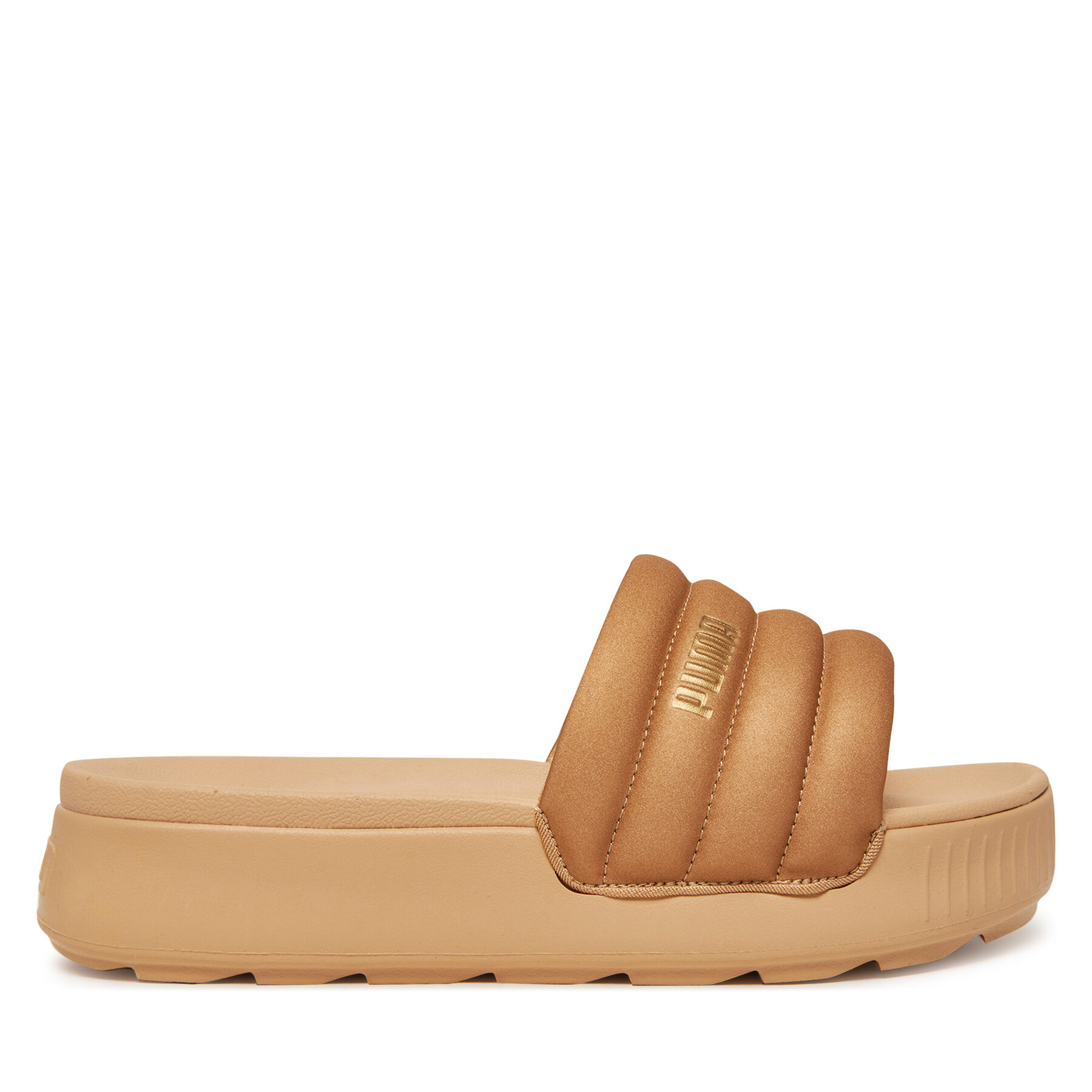 Nazouváky Puma Karmen Slide Puffy Wns Aqua Metallics PU 400679 02 Zlatá