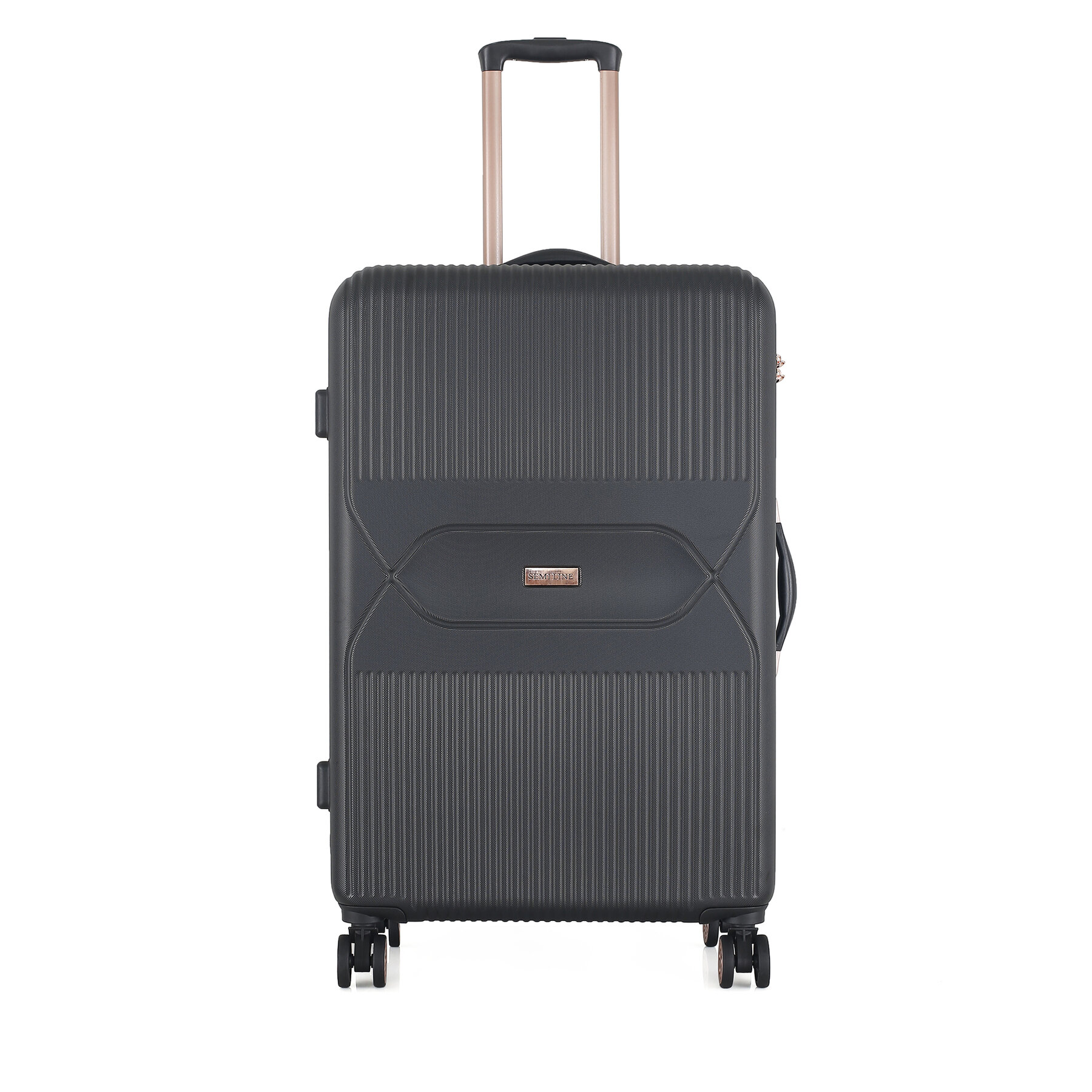 Valise grande Semi Line T5787-3 Noir
