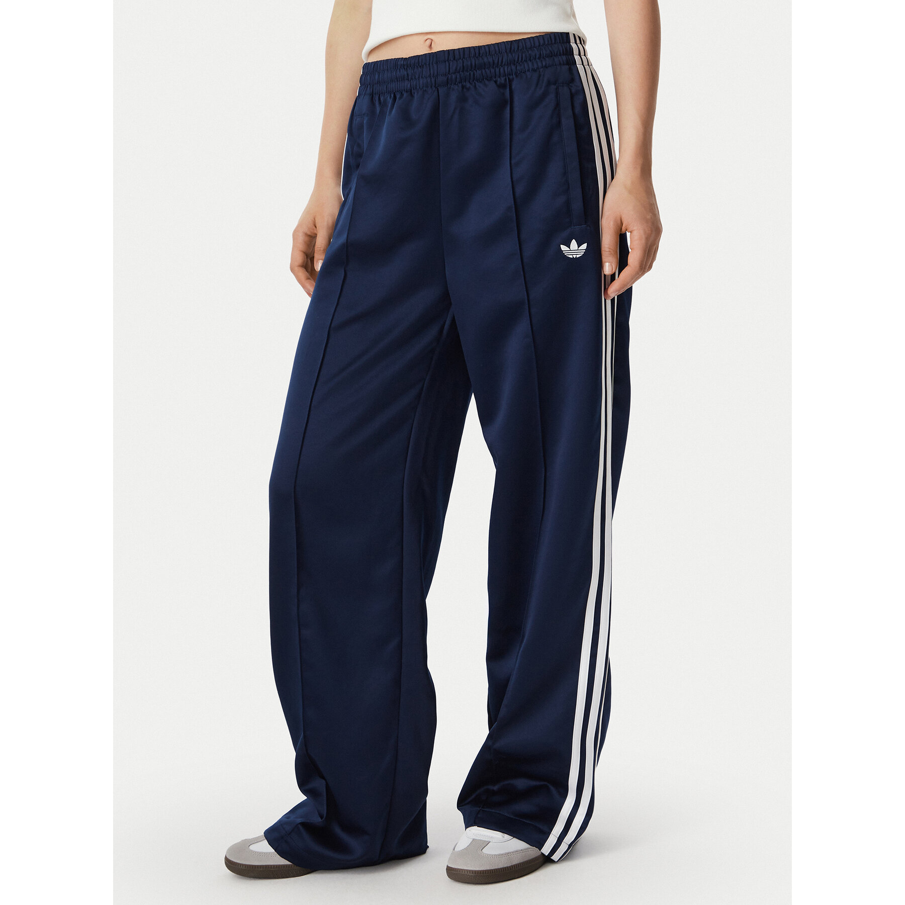 adidas Jogginghose Satin Sst Loose Trackpant KS7339 Dunkelblau Relaxed Fit