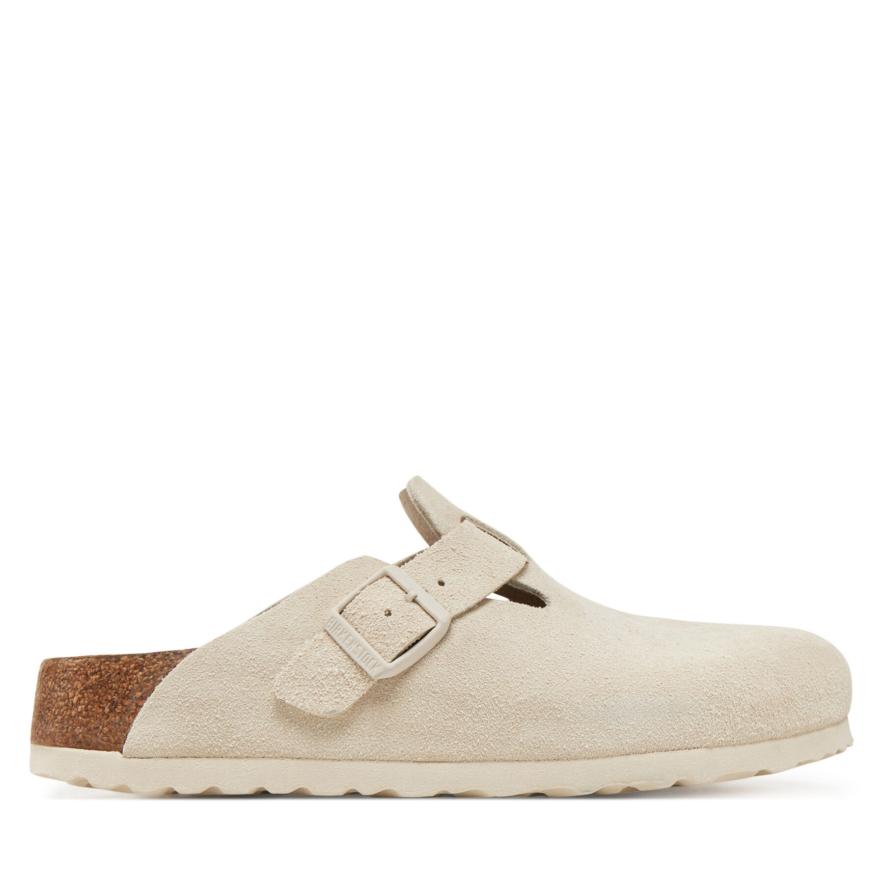 Donna Ciabatte Birkenstock, Taglia 38, Bianco, Boston zamsz 1027693, taglia : 38