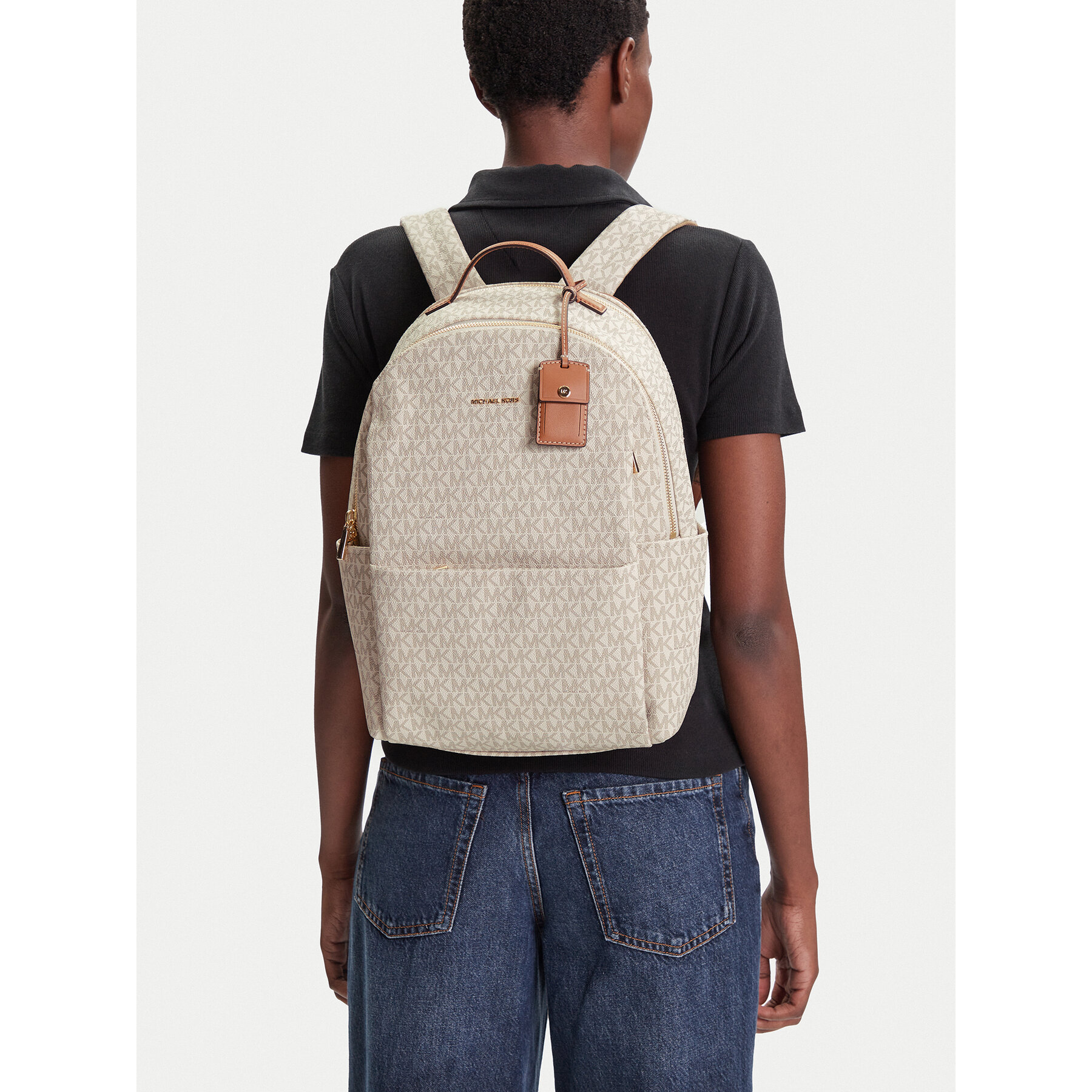 Ruksak MICHAEL Michael Kors Sable 30T5G3XB3B Krem