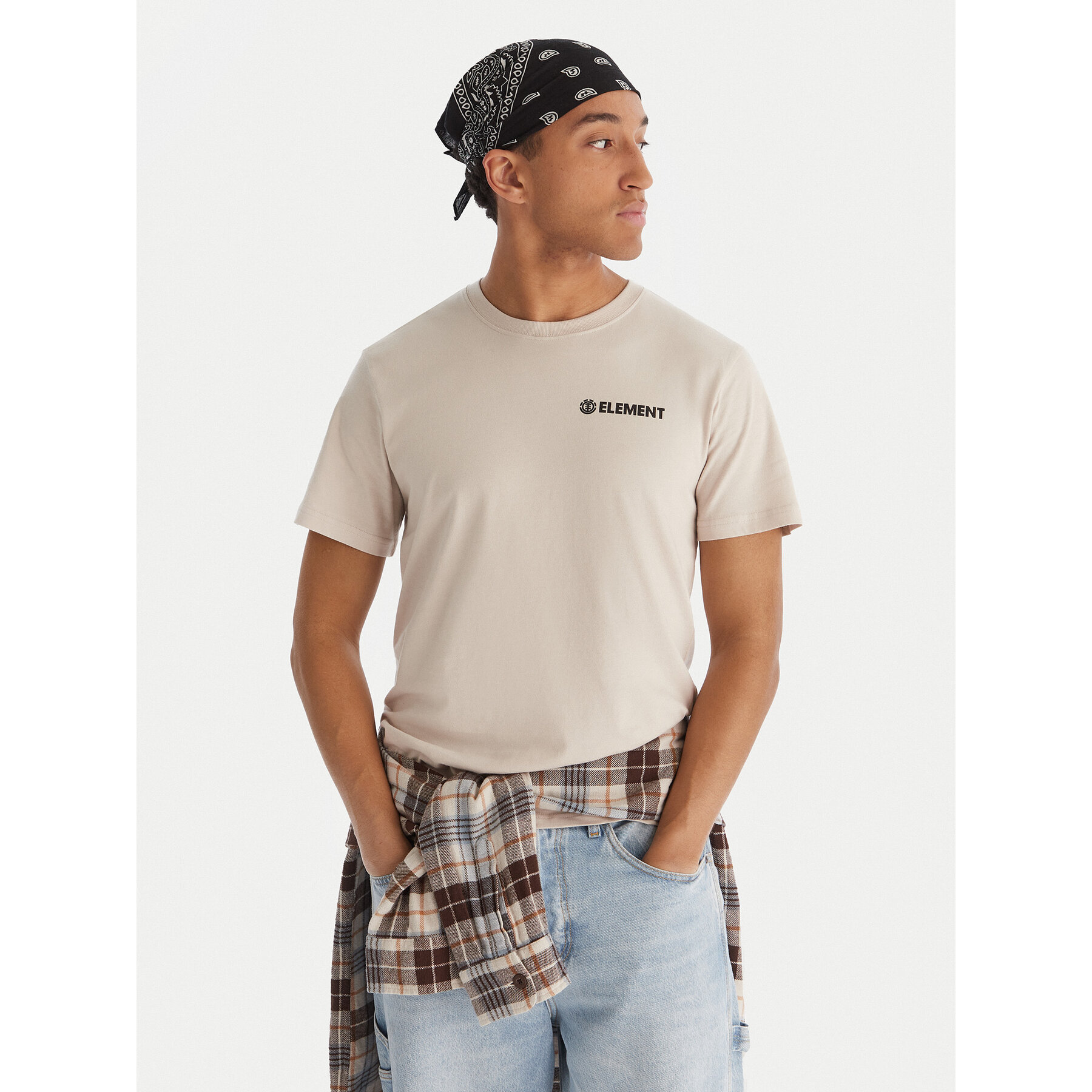 Element T-shirt Blazin Chest ELYZT00595 Bež Regular Fit