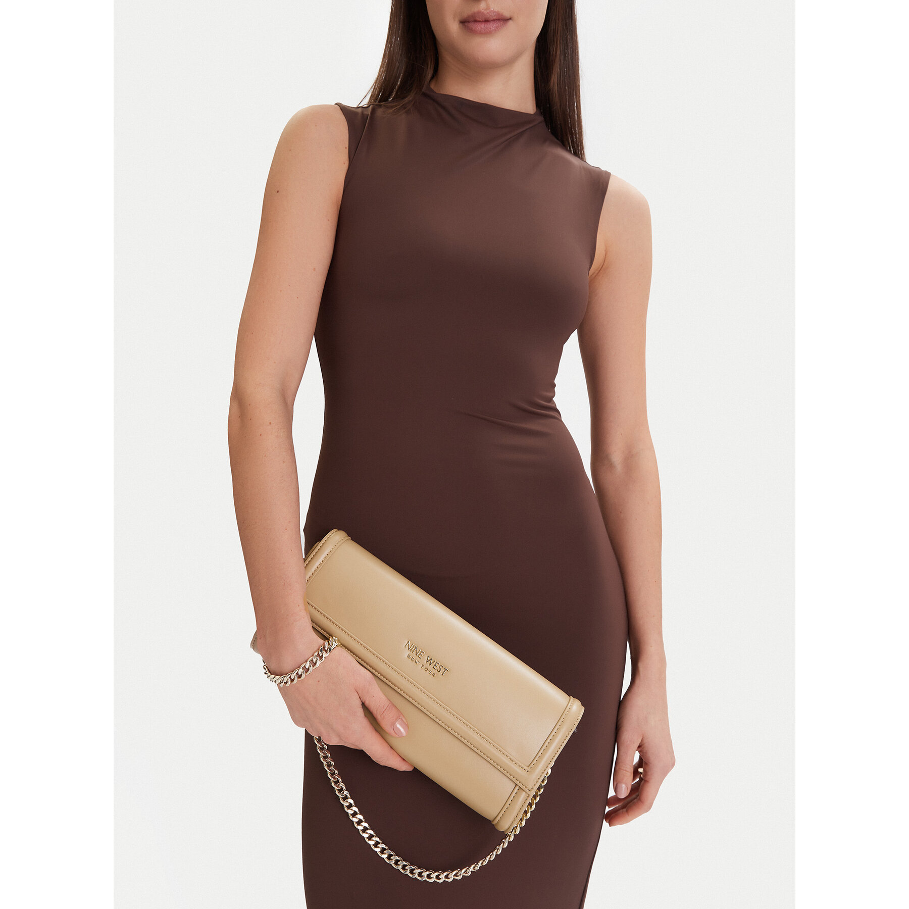 Geantă Nine West EO-Greene Charm-LDA8374 Bej