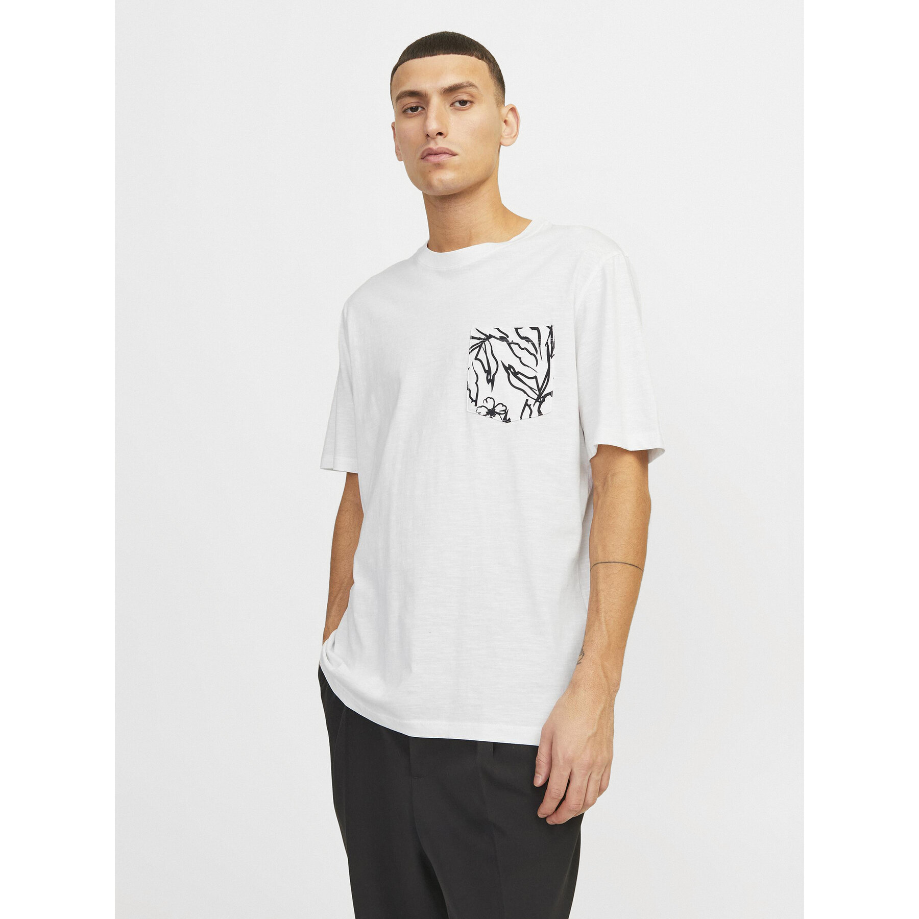 Jack&Jones Jack&Jones T-Shirt Lafayette 12250435 Λευκό Standard Fit