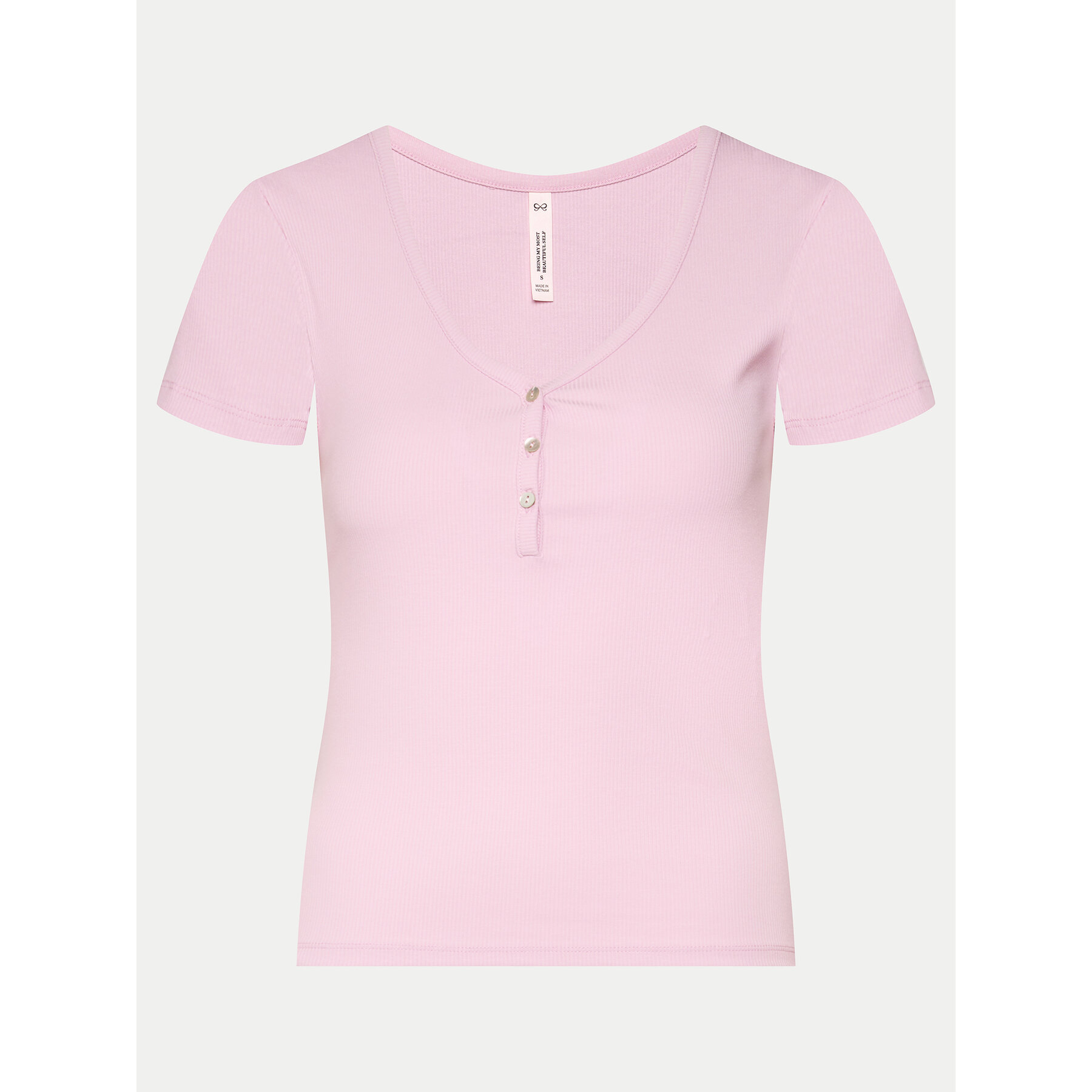 Hunkemöller Maglietta del pigiama Gathering 205129 Rosa Regular Fit