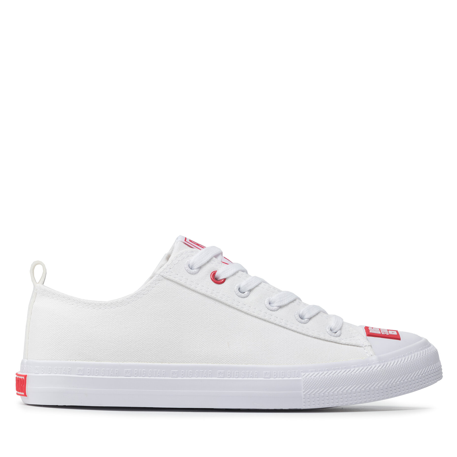 Pánske Plátenky Big Star Shoes, Rozmer: 44, Biela, JJ174013