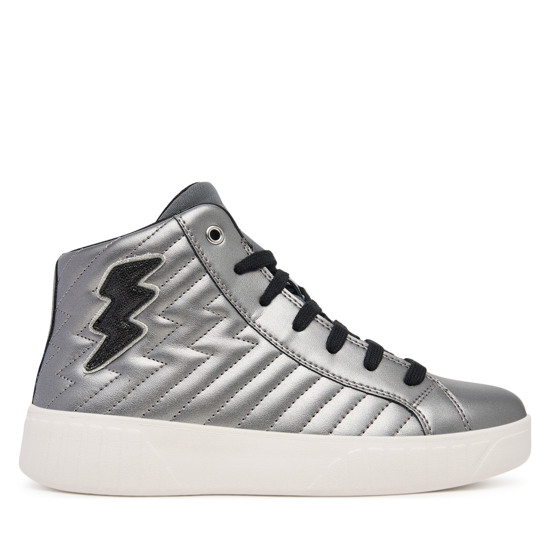 Сникърси Geox J Mikiroshi J56DVE 000NF C1009 D Сребрист