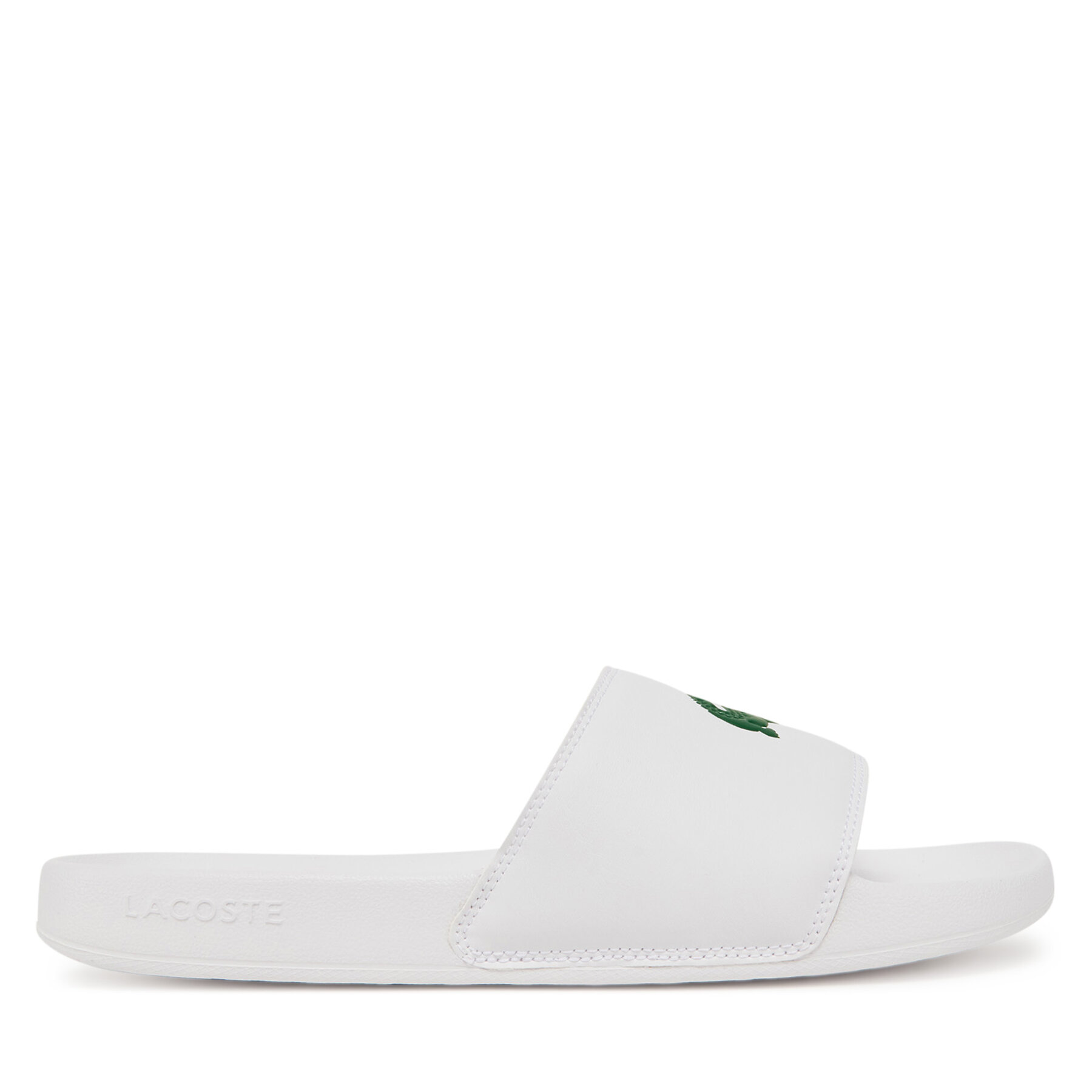 Uomo Ciabatte Lacoste, Taglia 47, Bianco, Serve Sliders 7-49CMA0041, taglia : 47
